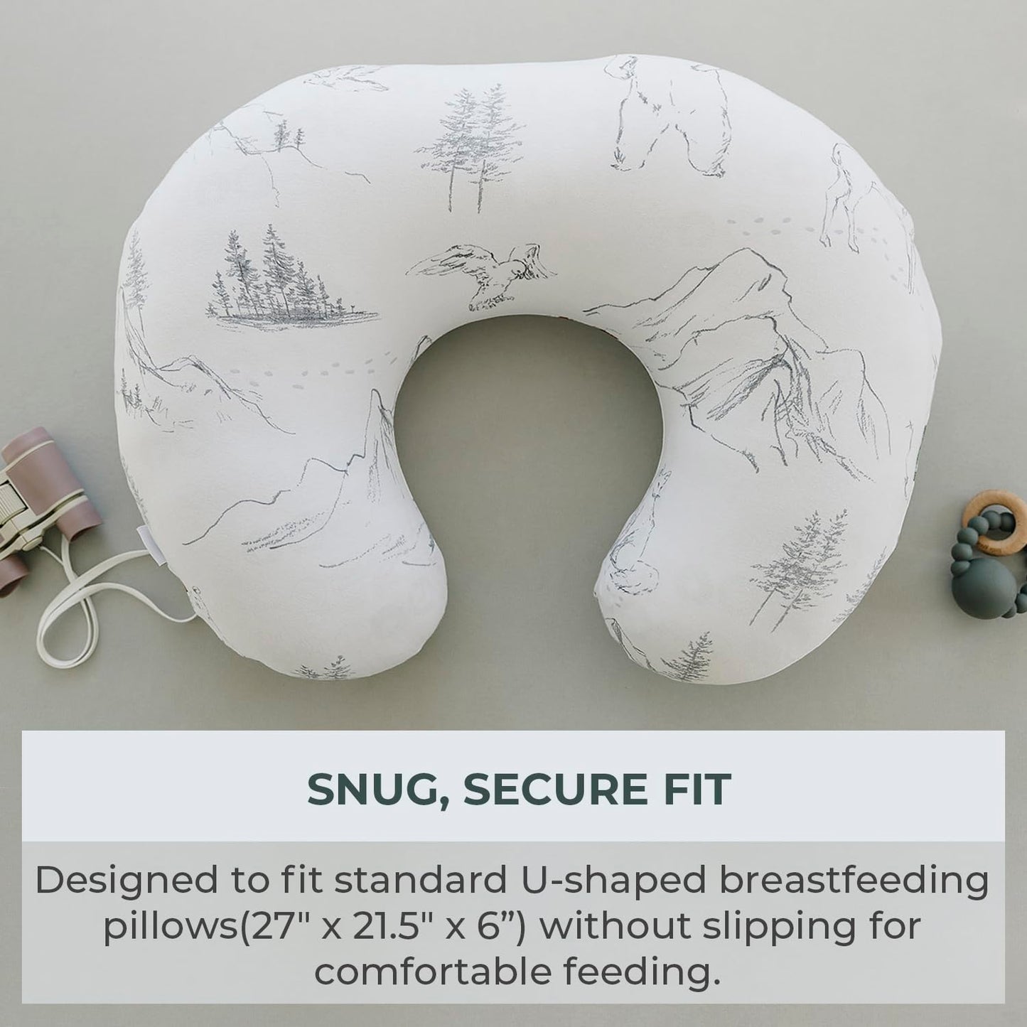 Pobibaby 1-Pack Premium Nursing Pillow Cover