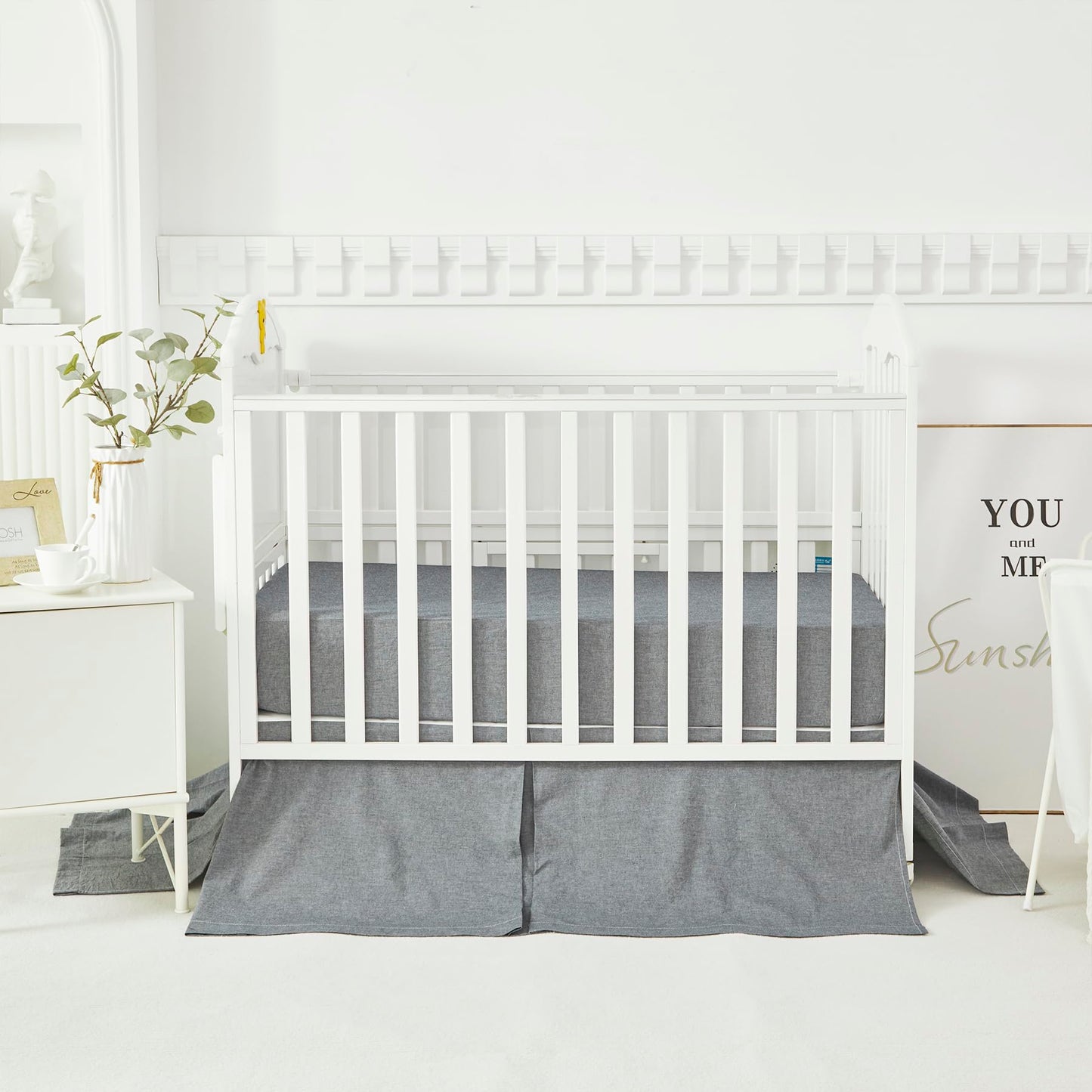 Brandream Gender Neutral Boho Bohemian Farmhouse Chic Baby Crib Bedding Set