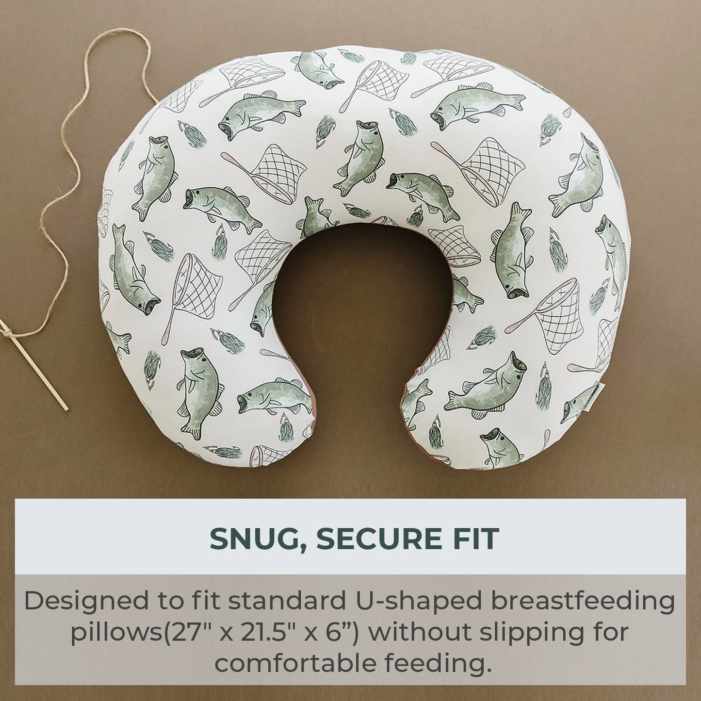 Pobibaby 1-Pack Premium Nursing Pillow Cover