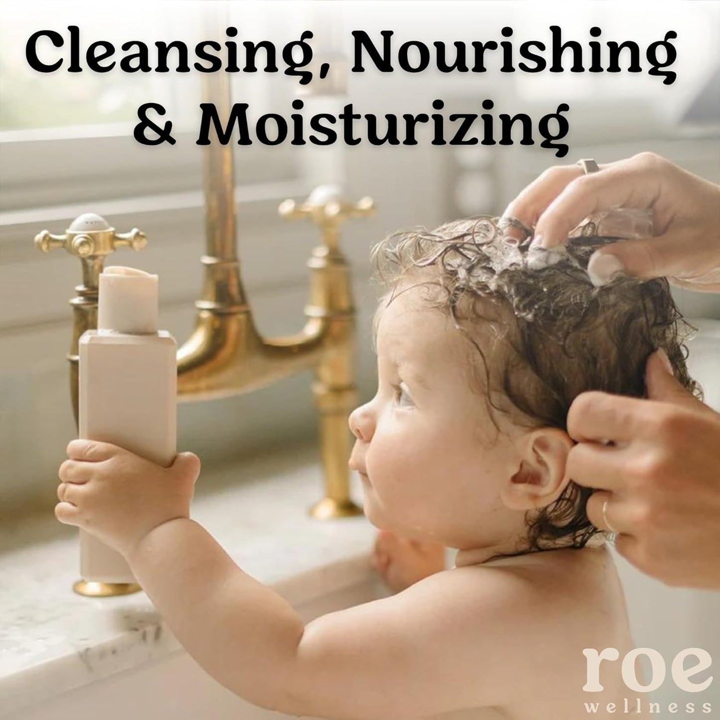 Roe Wellness- Toddler & Baby Body Wash & Shampoo Moisturizing Clean Ingredients 9.4 fl oz.