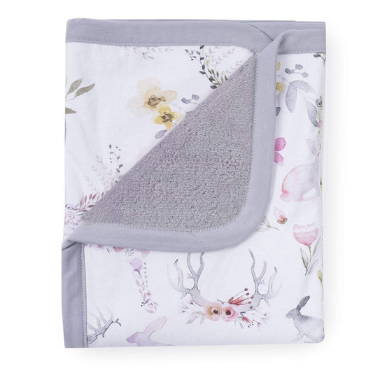 Oilo Baby Blanket, Luxury Soft Plush Backing & 100% Turkish Cotton Jersey Print