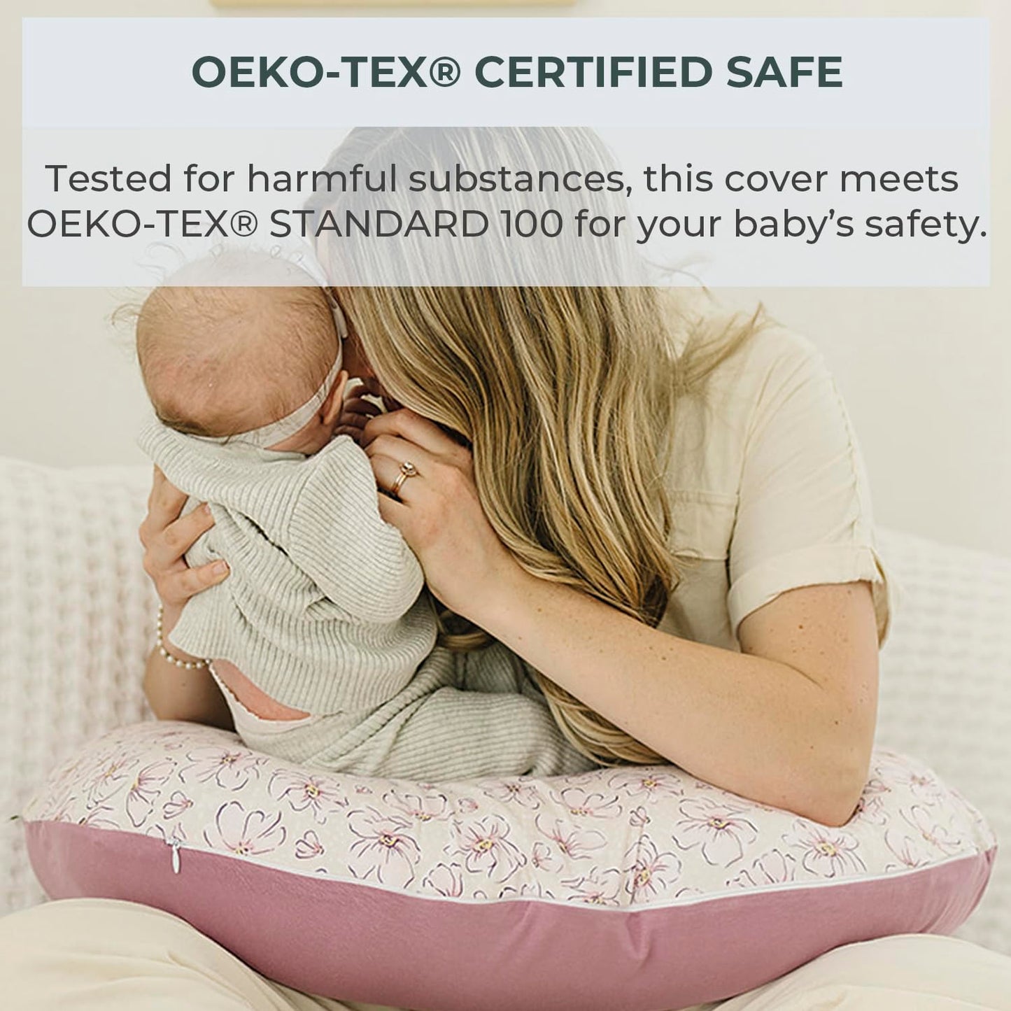 Pobibaby 1-Pack Premium Nursing Pillow Cover