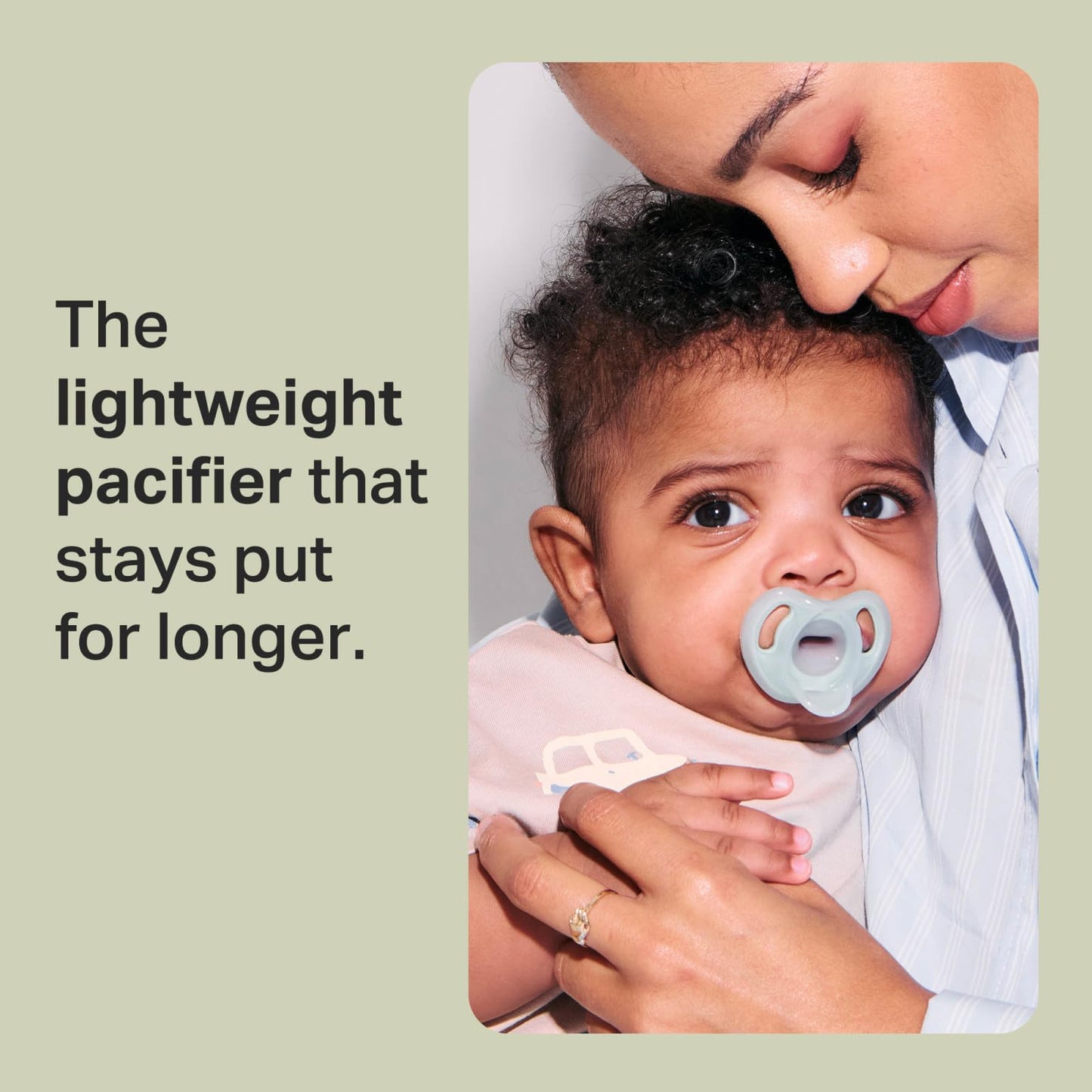 Tommee Tippee Ultra-Light Silicone Pacifier, 0-6 Months Pack of 4
