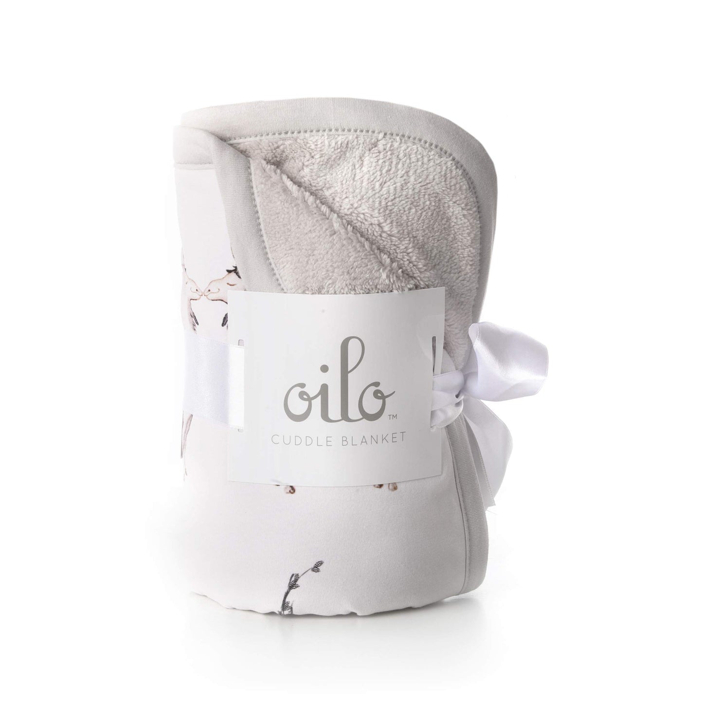 Oilo Baby Blanket, Luxury Soft Plush Backing & 100% Turkish Cotton Jersey Print
