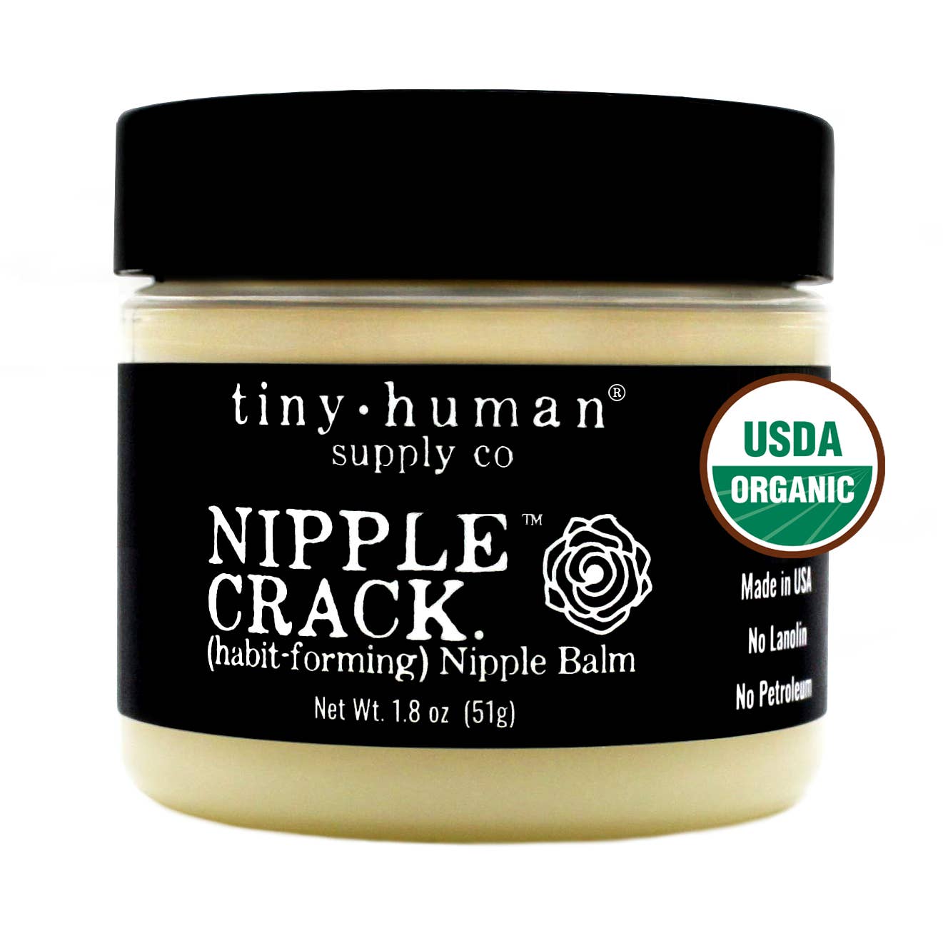 Tiny Human Supply Co. - Nipple Crack™ Organic Nipple Balm 1.8oz - All The Things Baby