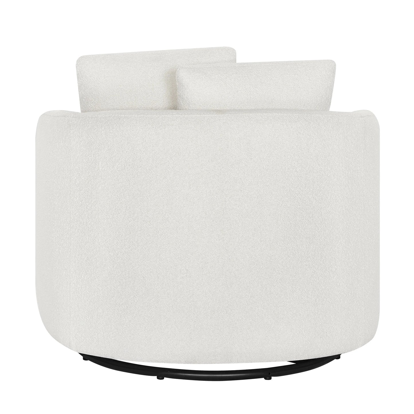 Drew Kids Accent Chair by Drew Barrymore, Cream Bouclé Fabric