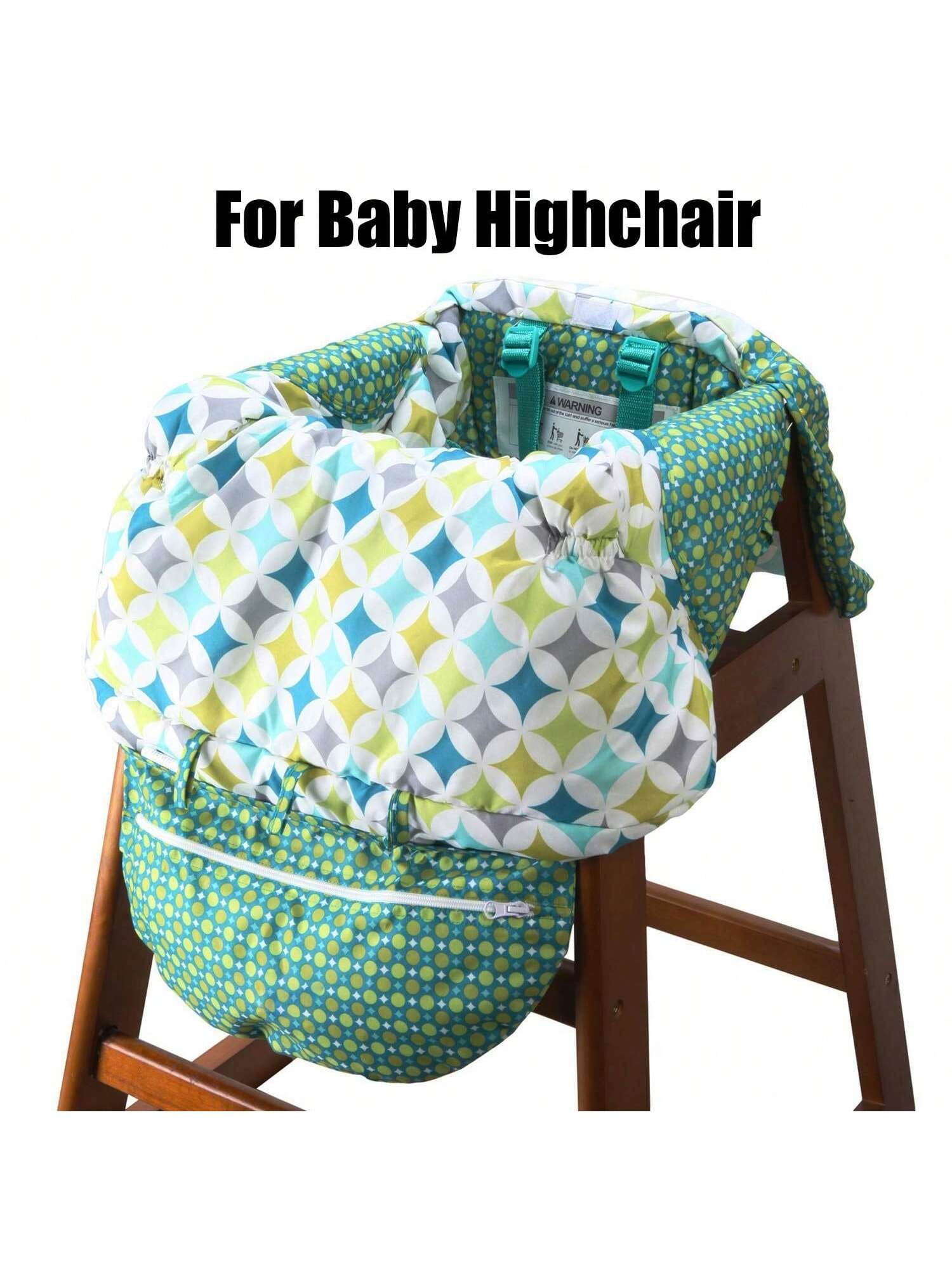 1Pc Thick Baby Stroller Seat Cushion, Cartoon Pattern, Foldable, Collapsible, High Chair Cushion, Comfortable and Breathable