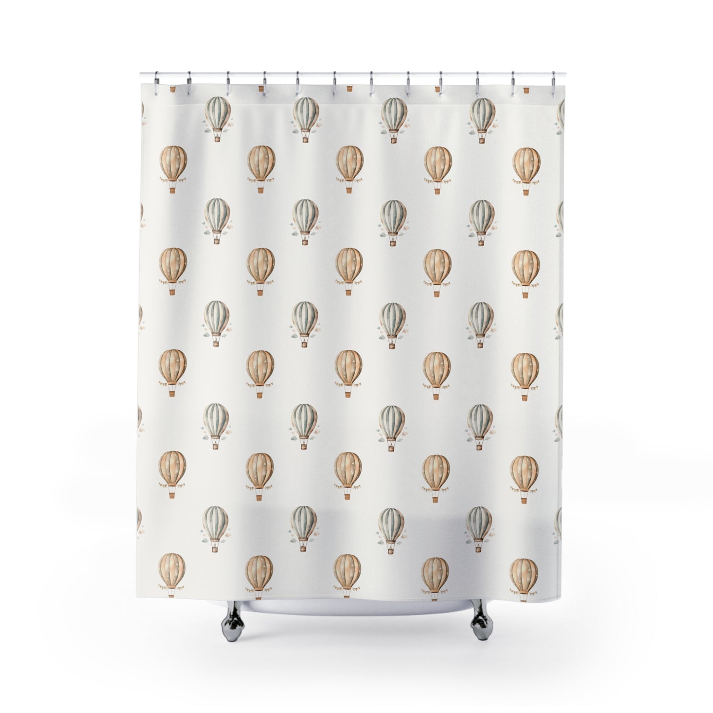 Shower Curtains Neutral Hot Air Balloons