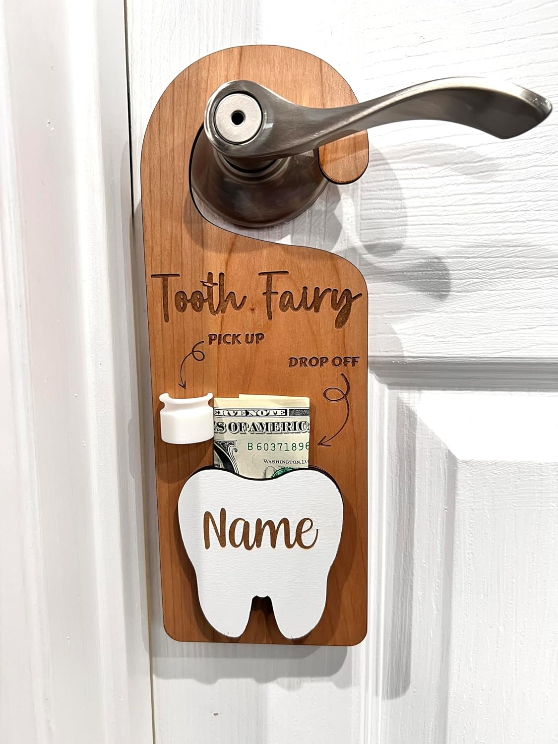 The ORIGINAL Tooth Fairy Door Hanger as seen on TikTok.
