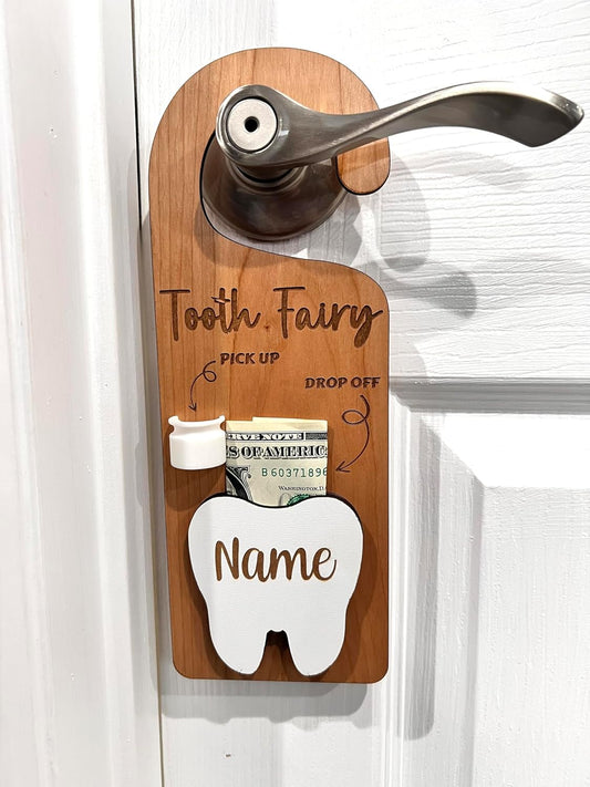The ORIGINAL Tooth Fairy Door Hanger as seen on TikTok.