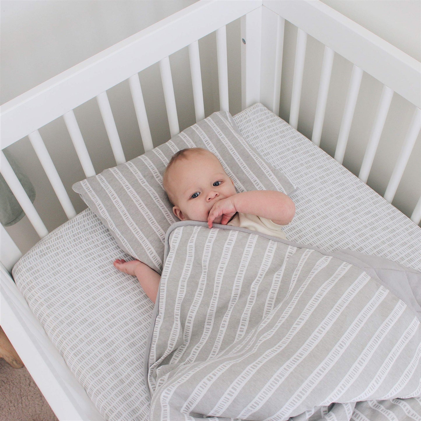 Ely’s & Co. Baby Crib Bedding Sets for Boys and Girls — 4 Piece Set Includes Crib Sheet