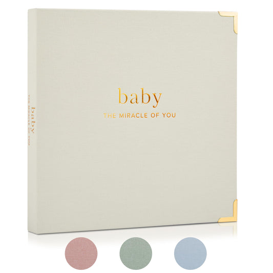 Keepsake Baby Memory Book for Boys and Girls – Timeless First 5 Year Baby Book