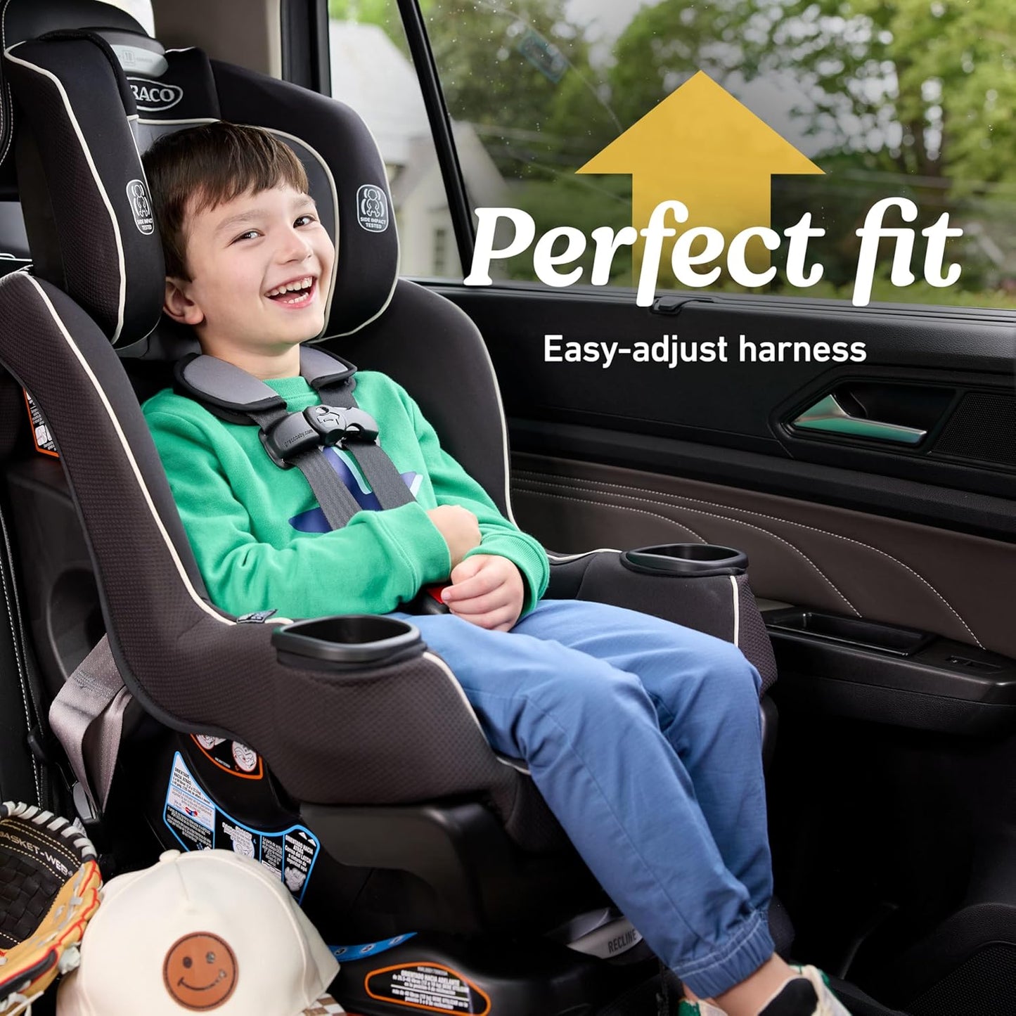 Graco Extend2Fit Convertible Baby Car Seat, Rear and Forward Facing