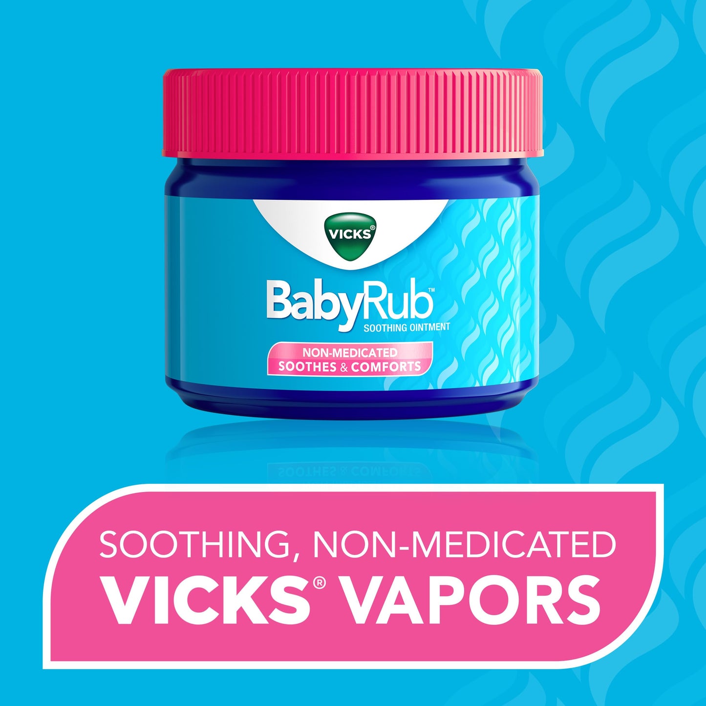 Vicks BabyRub Chest Rub Ointment with Soothing Aloe, Eucalyptus, Lavender, and Rosemary, 1.76 oz