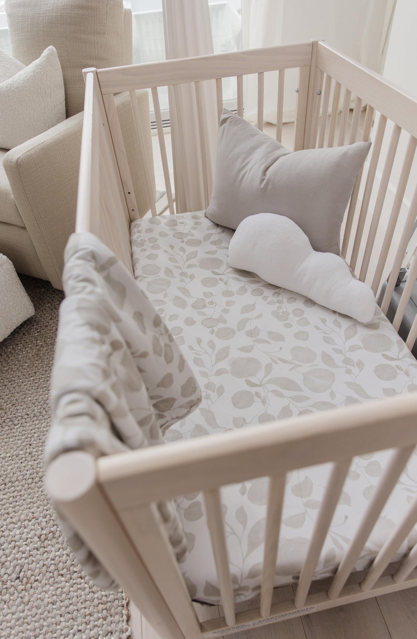 Oilo Baby Blanket, Luxury Soft Plush Backing & 100% Turkish Cotton Jersey Print