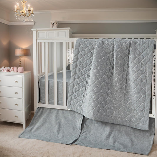 Brandream Gender Neutral Boho Bohemian Farmhouse Chic Baby Crib Bedding Set