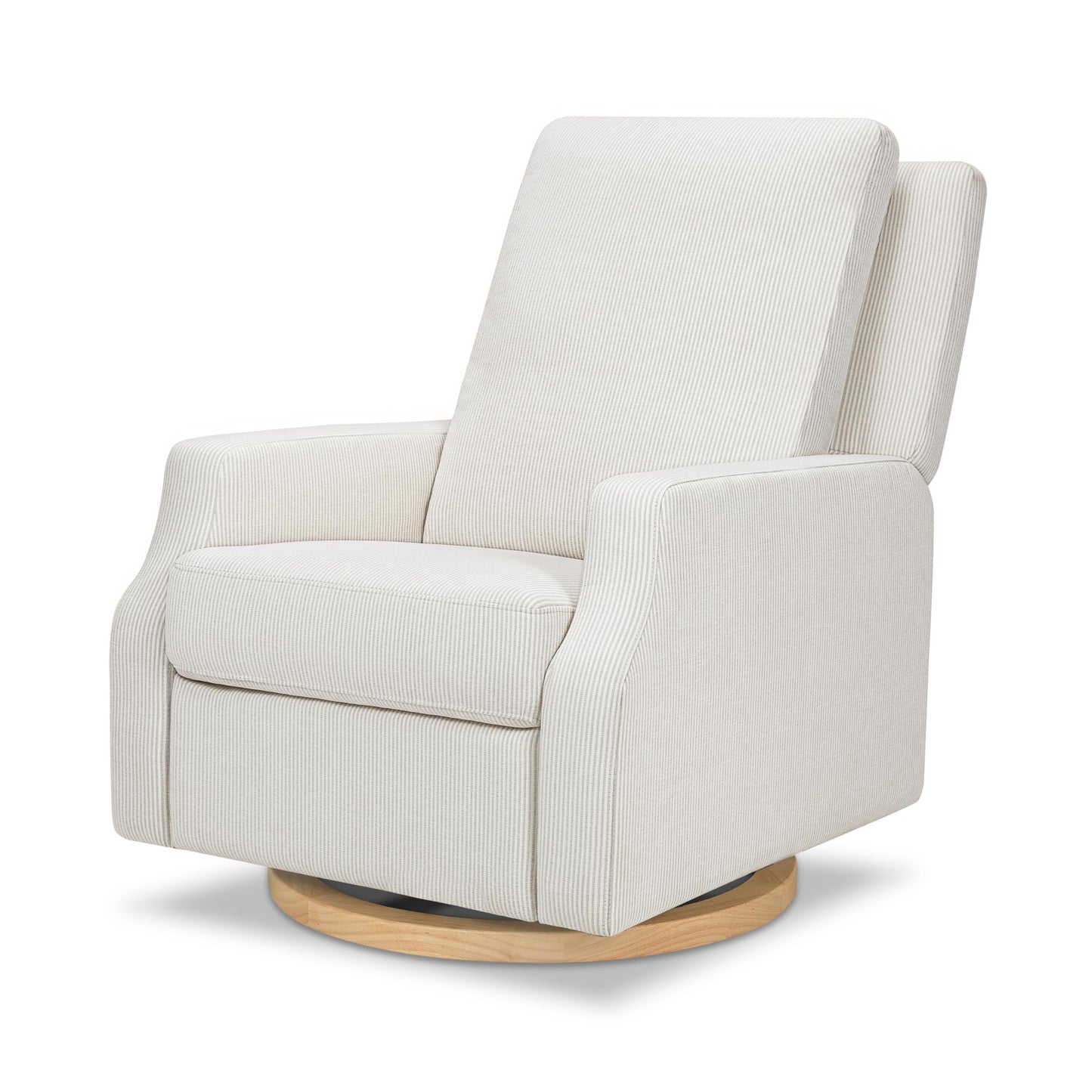Namesake Crewe Glider Recliner Nursery Chair - GREENGUARD Gold & Certi-PUR US Certified, Ultra Cozy 360° Swivel Rocker Recliner