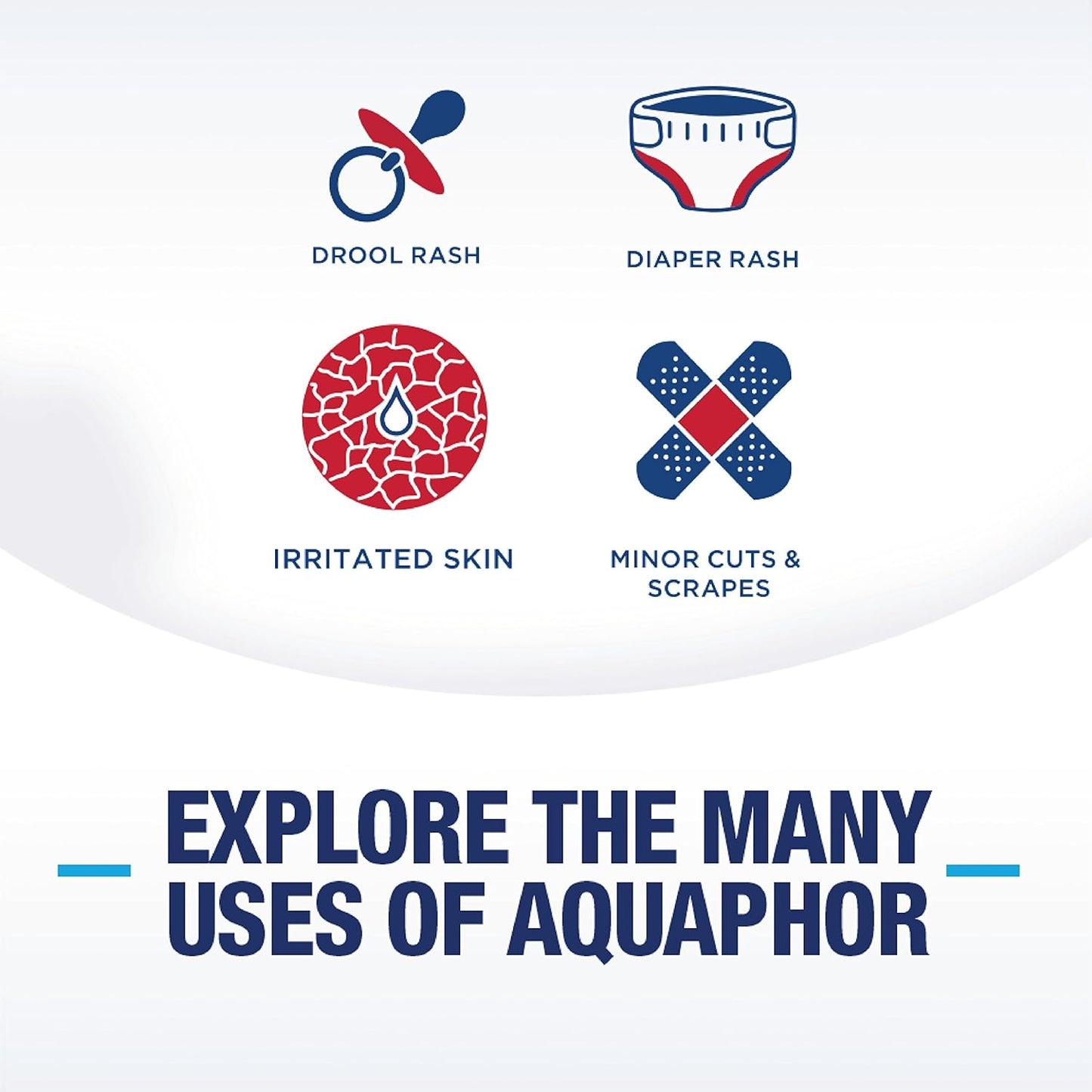 Aquaphor Baby Healing Ointment Advanced Therapy Skin Protectant, Dry Skin and Diaper Rash Ointment, 7 Oz Tube