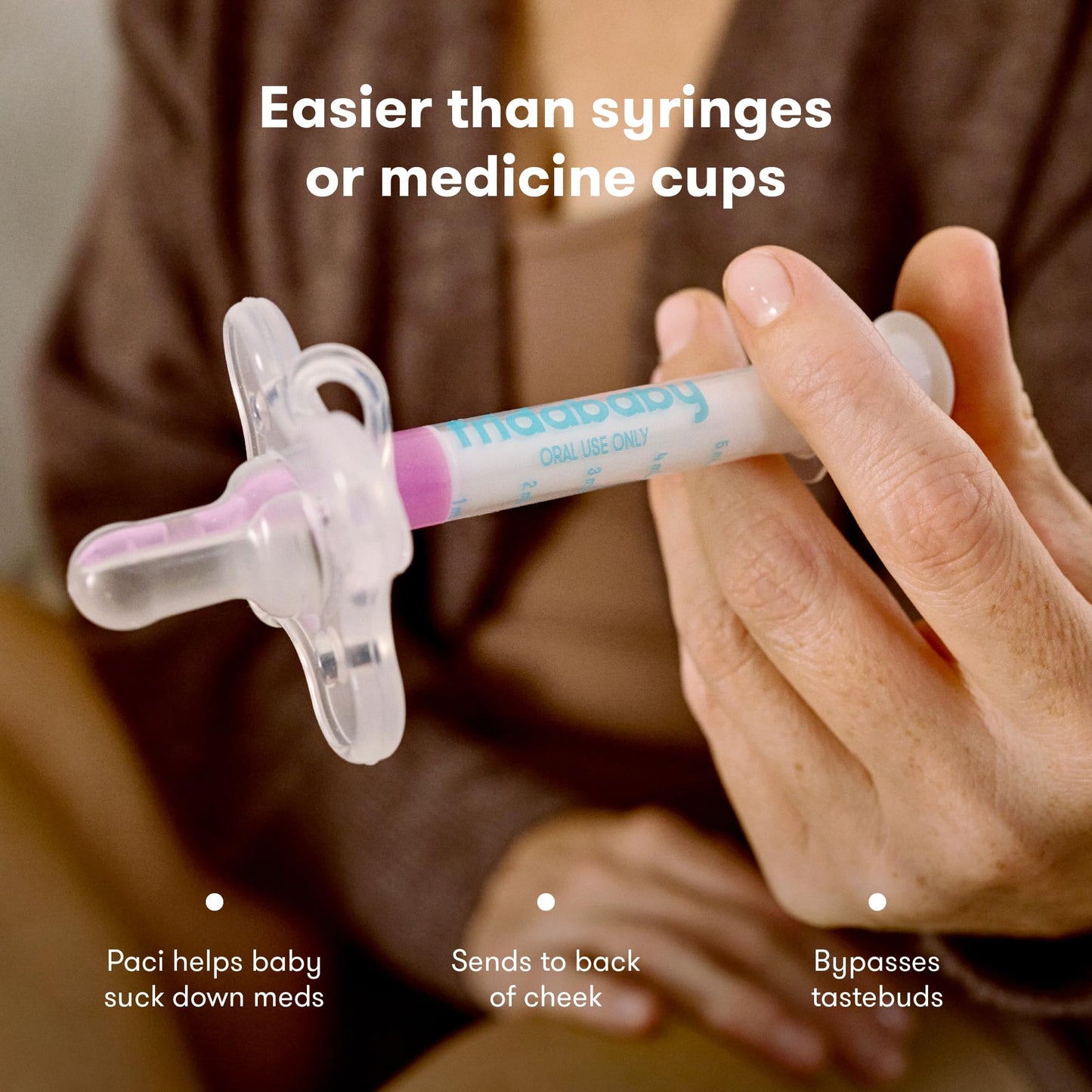 Frida Baby Medicine Pacifier Syringe, Accu-Dose Paci, Medi Frida Dispenser
