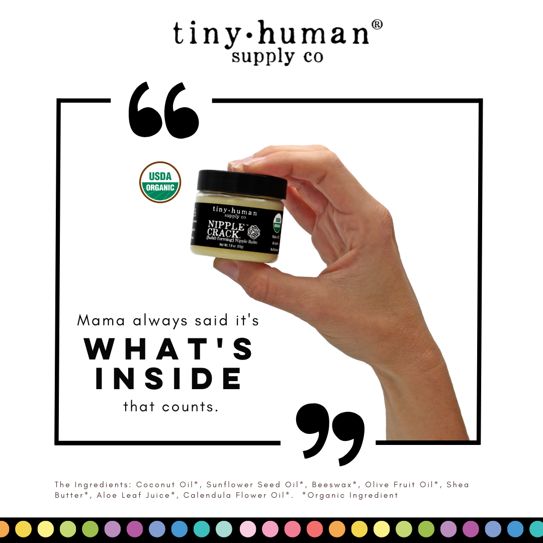 Tiny Human Supply Co. - Nipple Crack™ Organic Nipple Balm 1.8oz - All The Things Baby