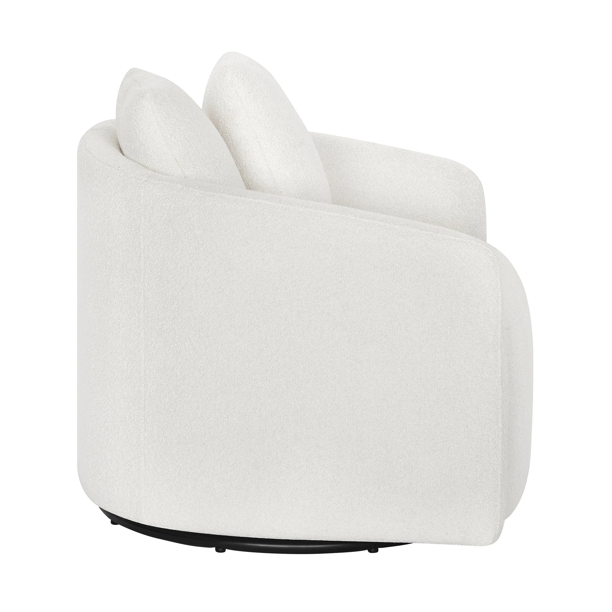Drew Kids Accent Chair by Drew Barrymore, Cream Bouclé Fabric