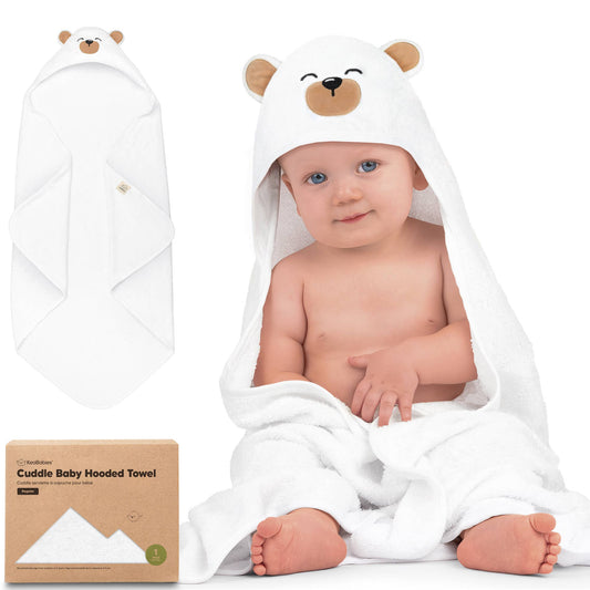 KeaBabies - KeaBabies Cuddle Baby Hooded Towel - All The Things Baby