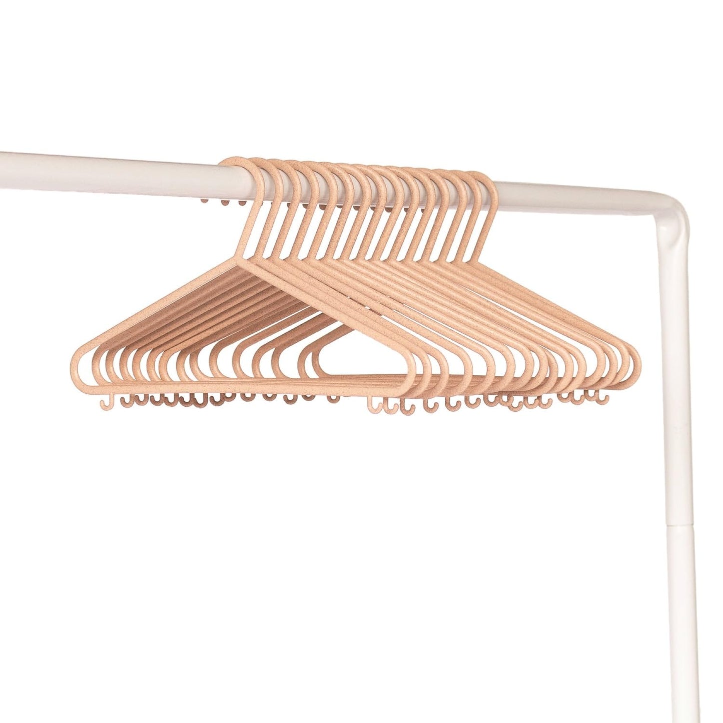 Sustainable Wheat Straw Plastic Toddler & Kids Hangers – Pack of 30