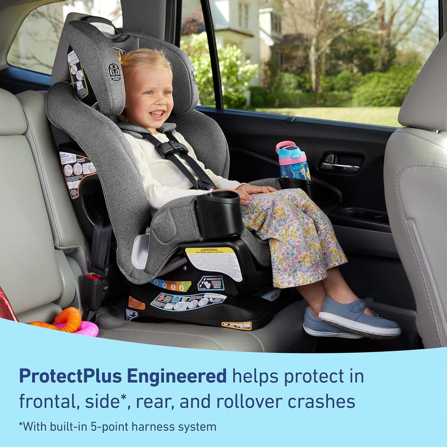 Graco Extend2Fit Convertible Baby Car Seat, Rear and Forward Facing
