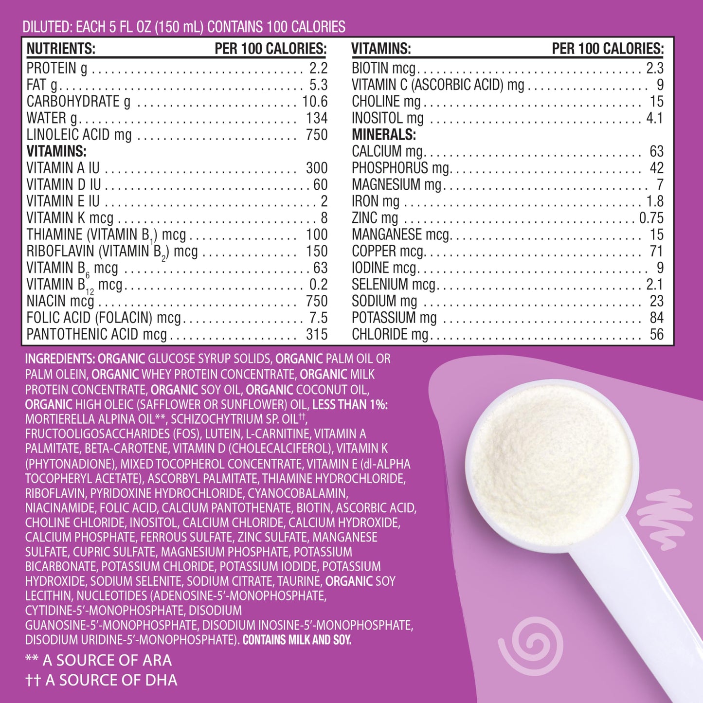 Earth's Best Organic Sensitivity Infant Formula for Babies 0-12 Months, Reduced Lactose Powder Formula with Iron, Omega-3 DHA, and Omega-6 ARA, 32 Ounce Value Container