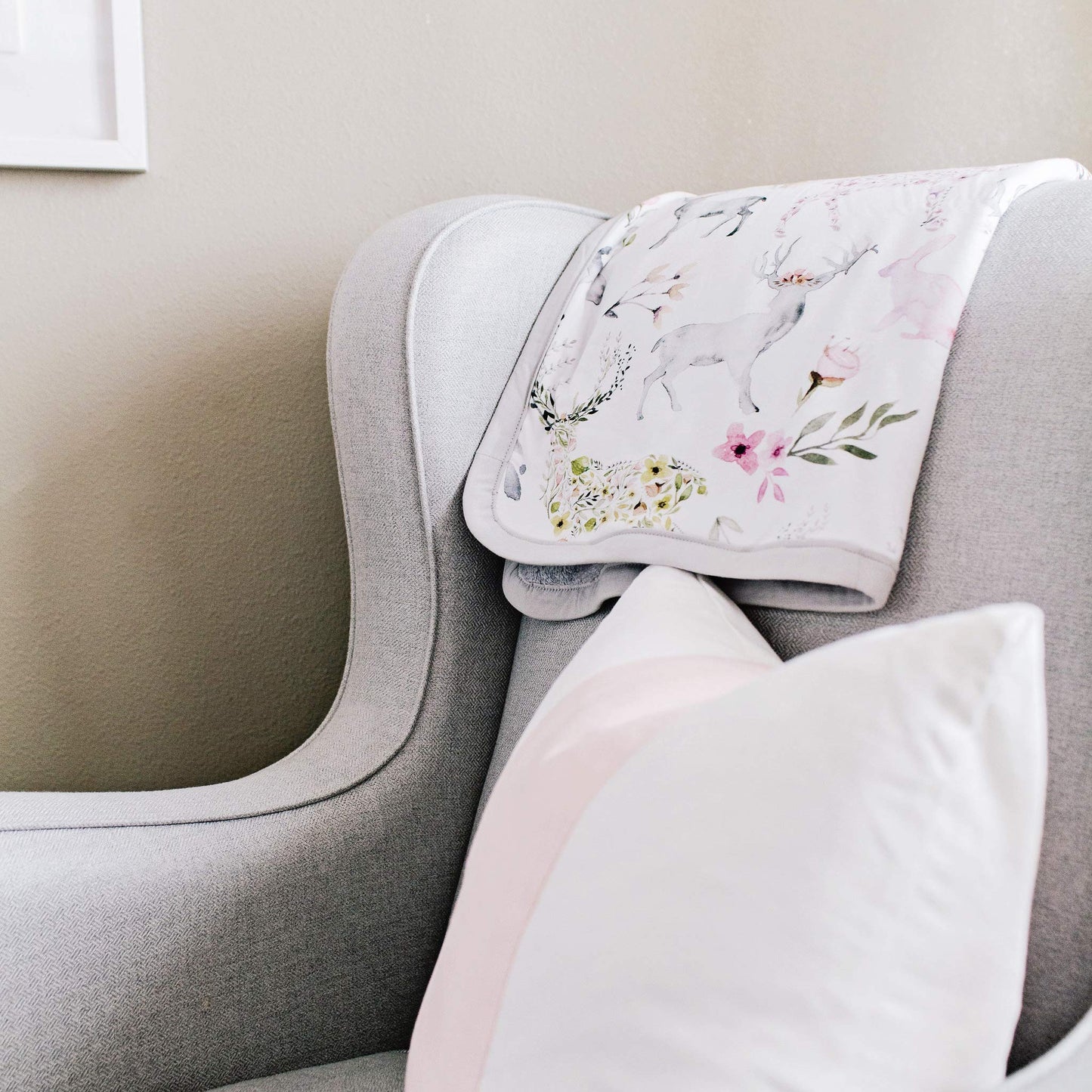 Oilo Baby Blanket, Luxury Soft Plush Backing & 100% Turkish Cotton Jersey Print