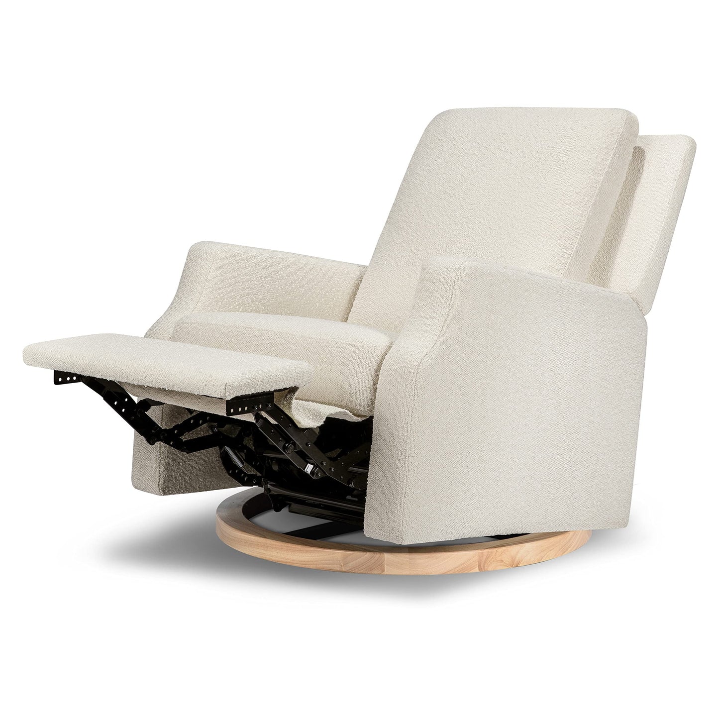 Namesake Crewe Glider Recliner Nursery Chair - GREENGUARD Gold & Certi-PUR US Certified, Ultra Cozy 360° Swivel Rocker Recliner