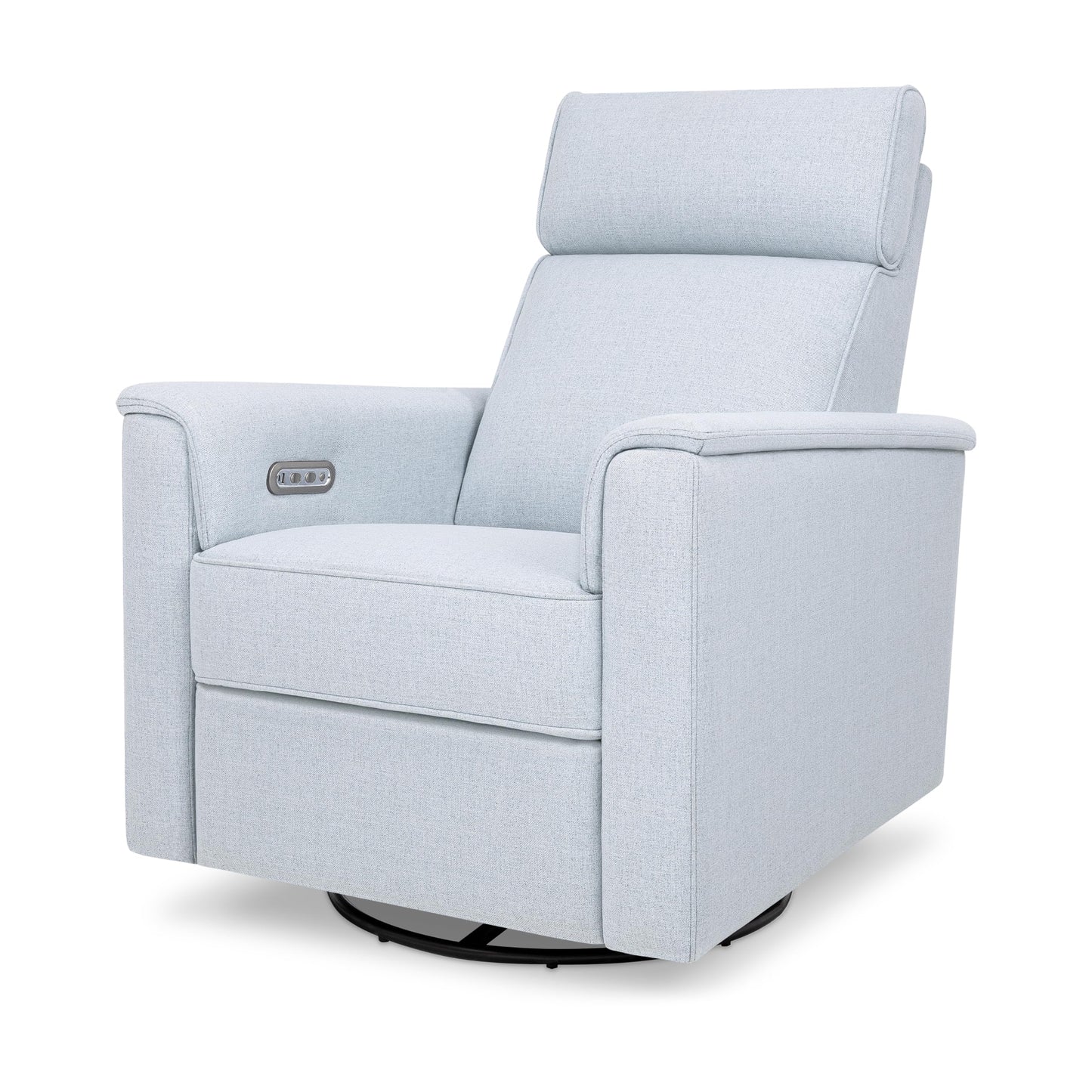 NAMESAKE Willa Plus Electric Power Recliner Chair with Headrest & USB Ports - Water & Stain Resistant Nursery Glider Rocking Chair for Nursing - GREENGUARD Gold Certified 270° Swivel Glider Recliner