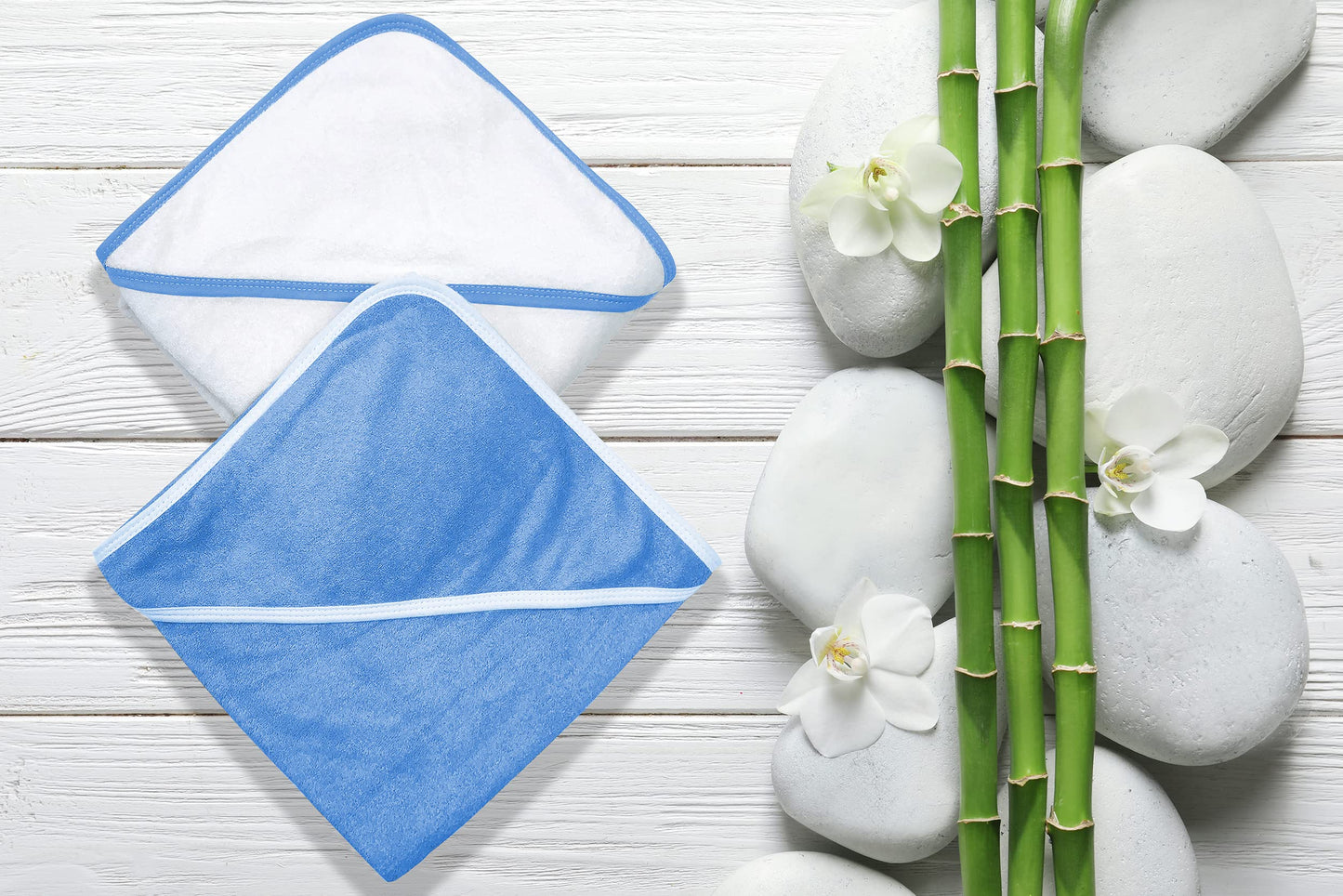 2 Pack Baby Bath Towel - Rayon Made from Bamboo