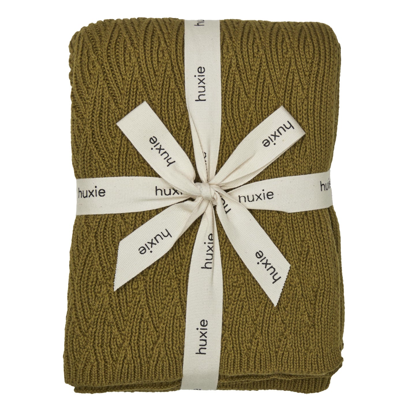 Knitted Organic Cotton Baby Blanket- Swaddle Blanket, 30" x 40" Soft Receiving Blanket for Newborn (Mochachino)
