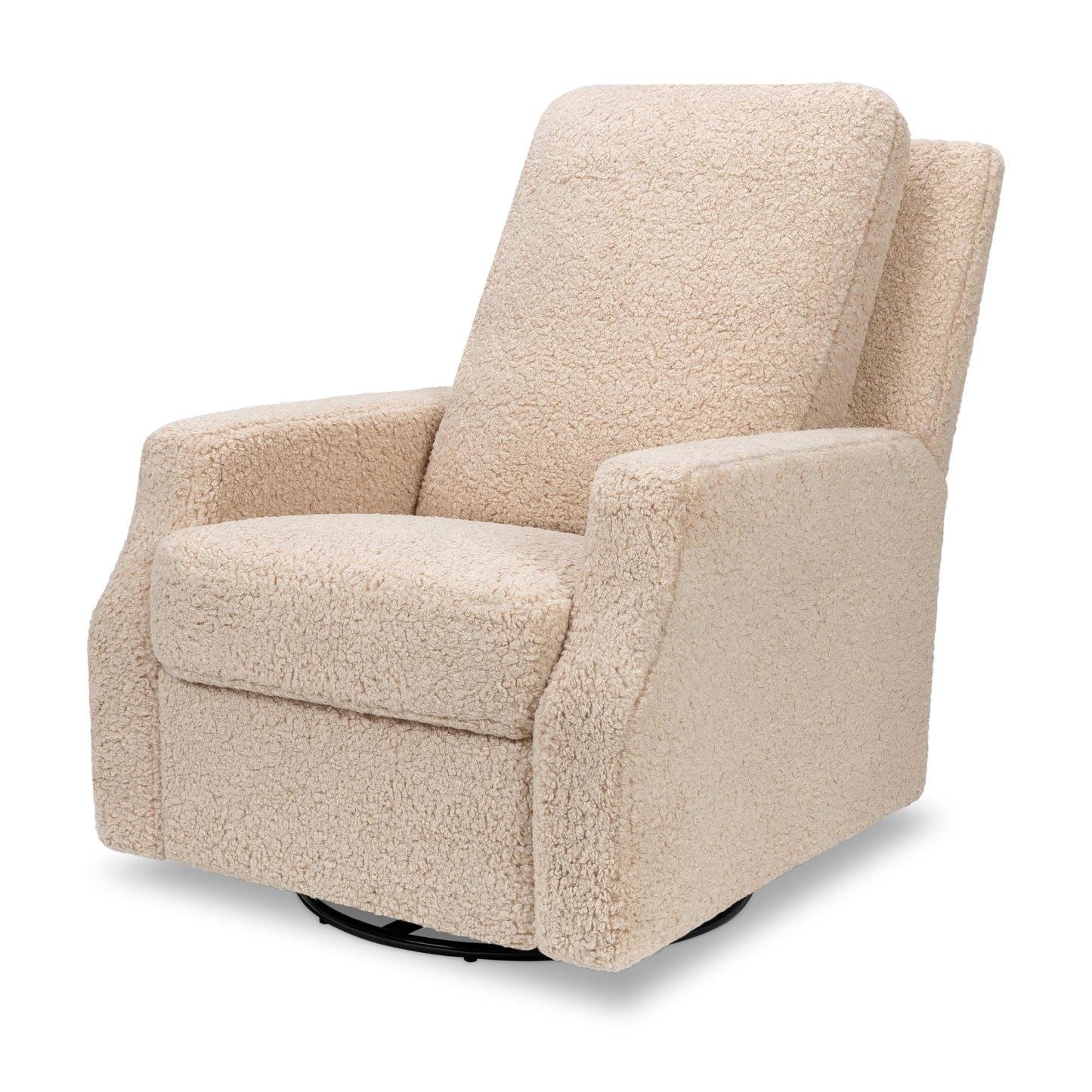 Namesake Crewe Glider Recliner Nursery Chair - GREENGUARD Gold & Certi-PUR US Certified, Ultra Cozy 360° Swivel Rocker Recliner