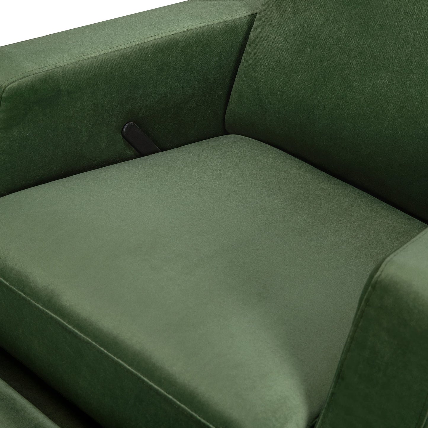 Namesake Crewe Glider Recliner Nursery Chair - GREENGUARD Gold & Certi-PUR US Certified, Ultra Cozy 360° Swivel Rocker Recliner