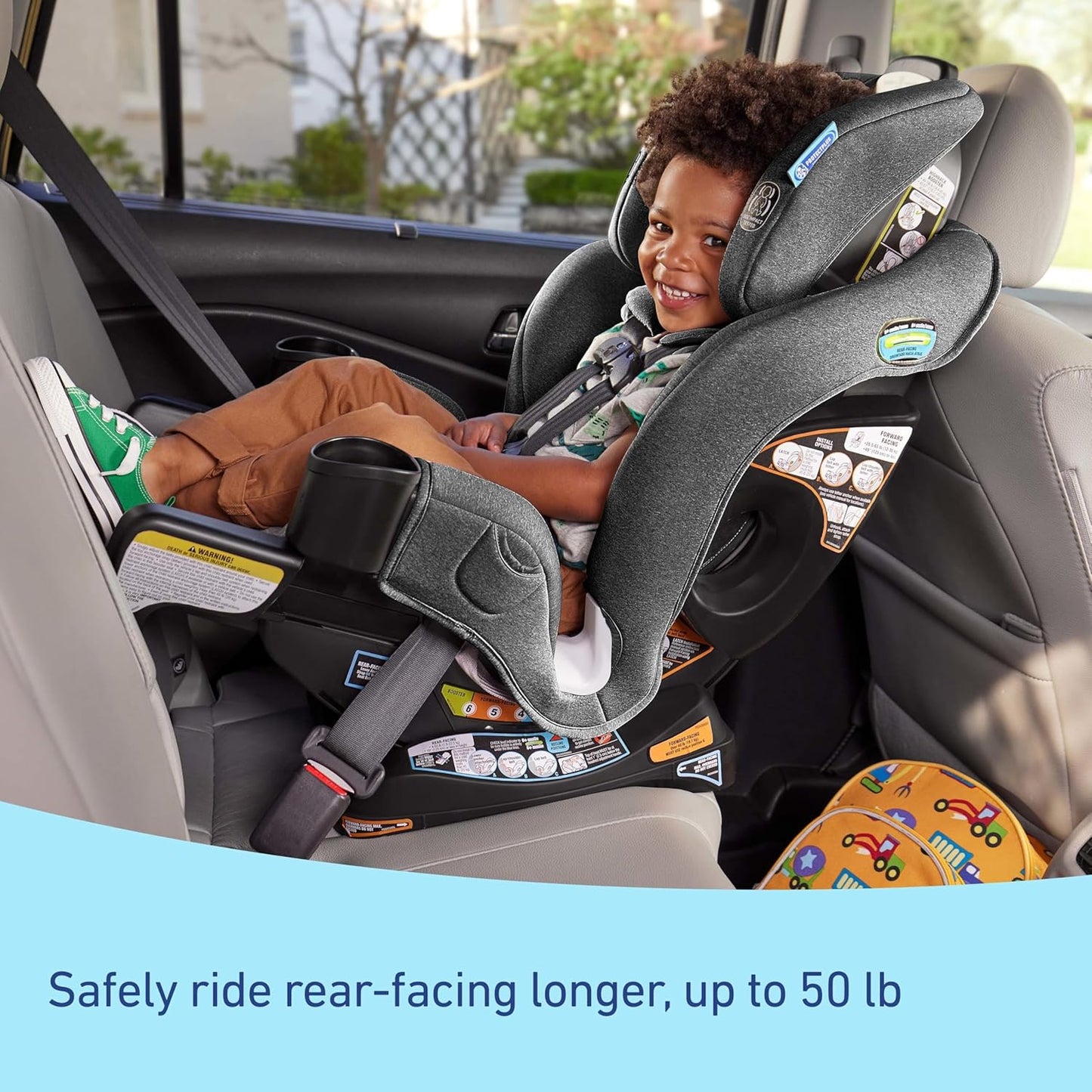 Graco Extend2Fit Convertible Baby Car Seat, Rear and Forward Facing