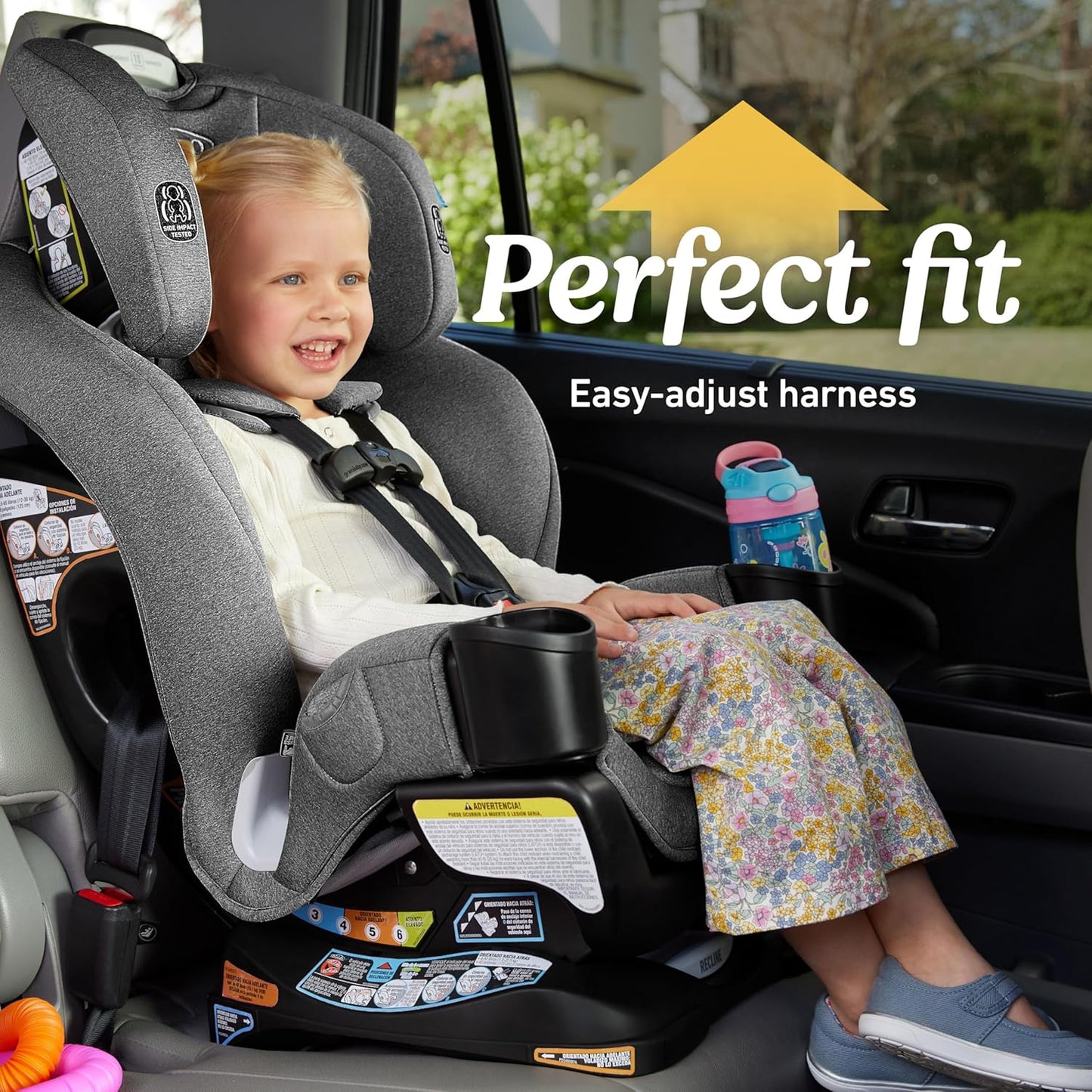 Graco Extend2Fit Convertible Baby Car Seat, Rear and Forward Facing