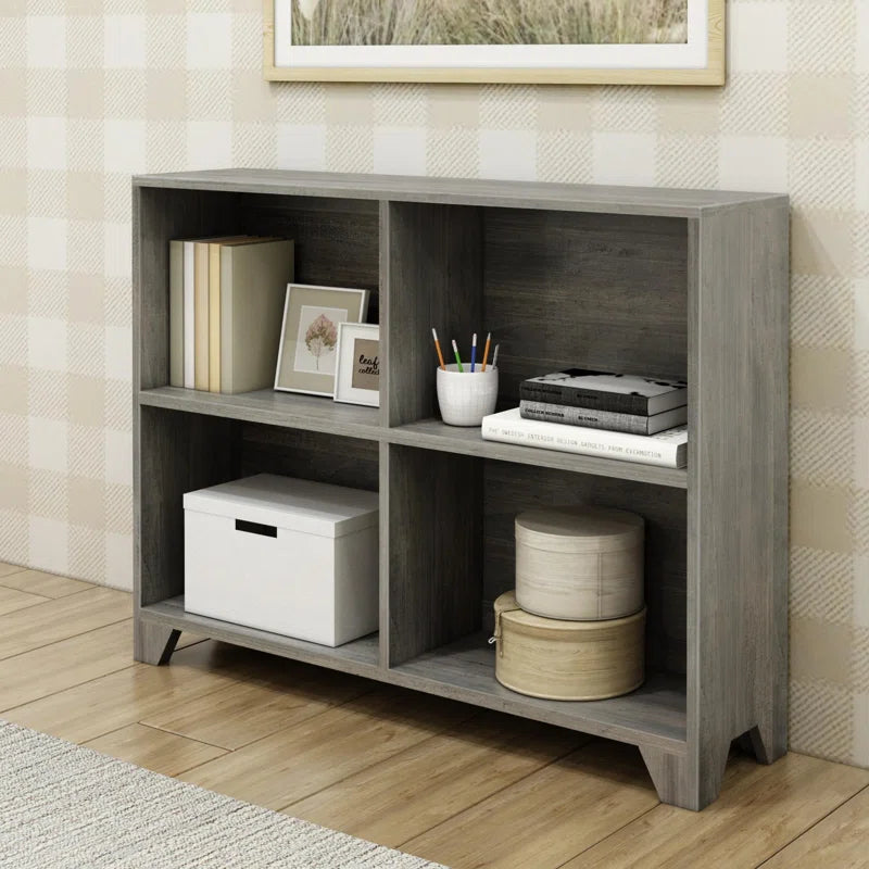 Kingswood 32.8'' H X 43.3'' W Solid Wood Standard Bookcase
