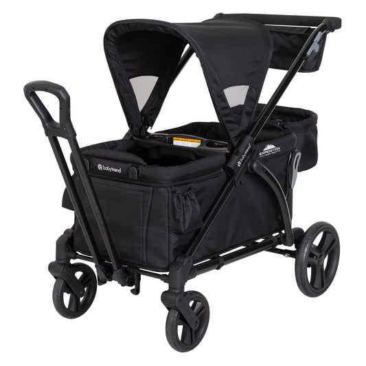 Expedition plus 2-In-1 Stroller Wagon, Solid Print Black