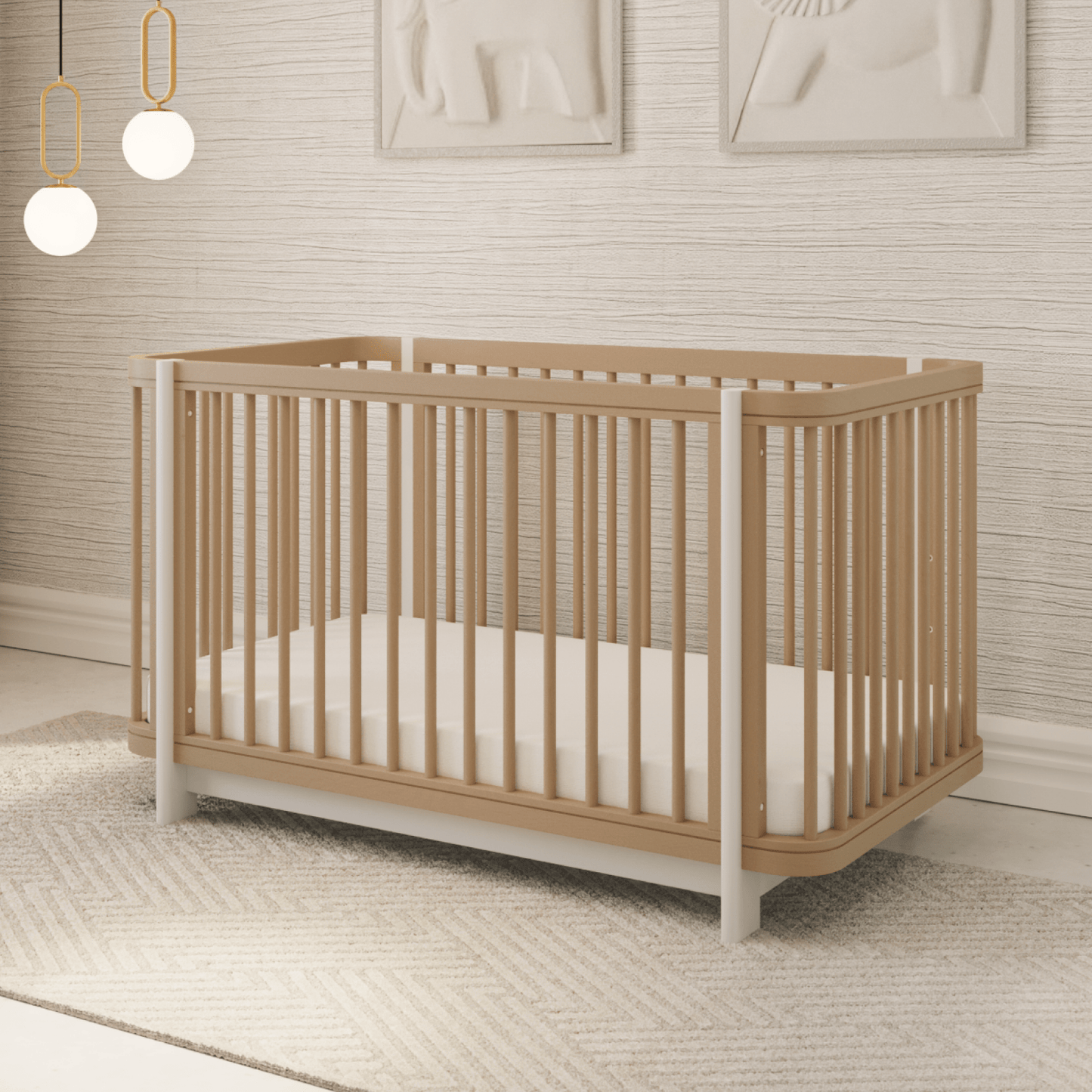 The Milan 3-In-1 Convertible Crib