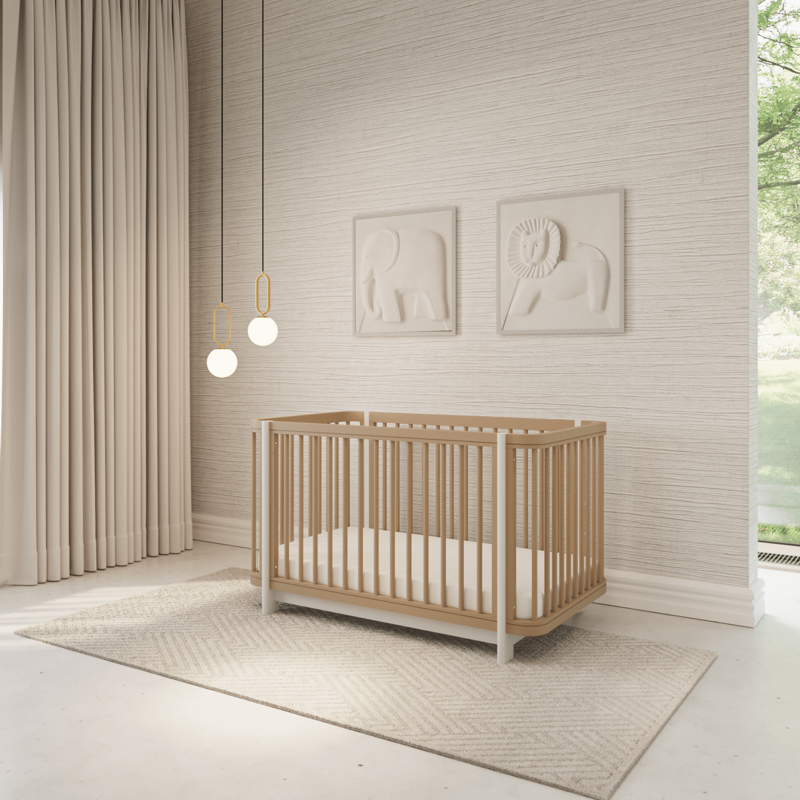 The Milan 3-In-1 Convertible Crib