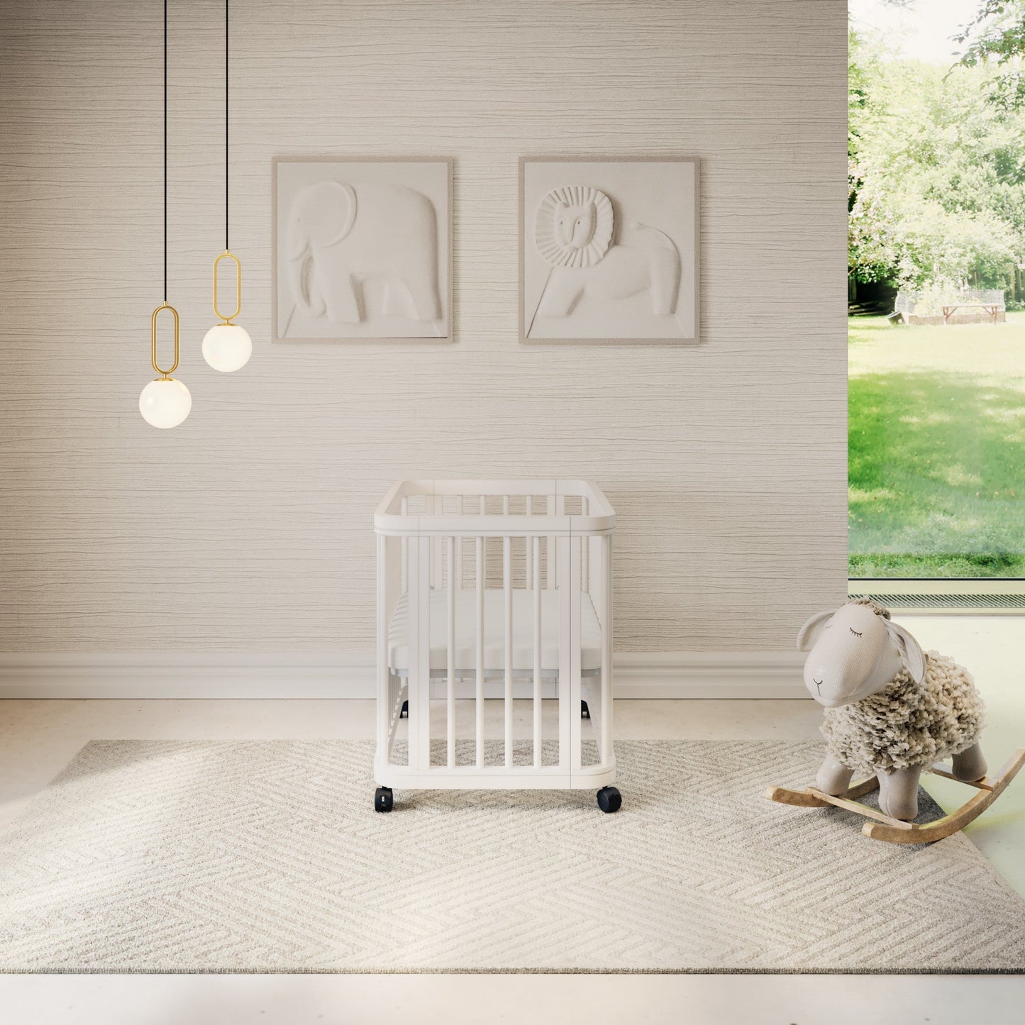The Milan 3-In-1 Convertible Crib