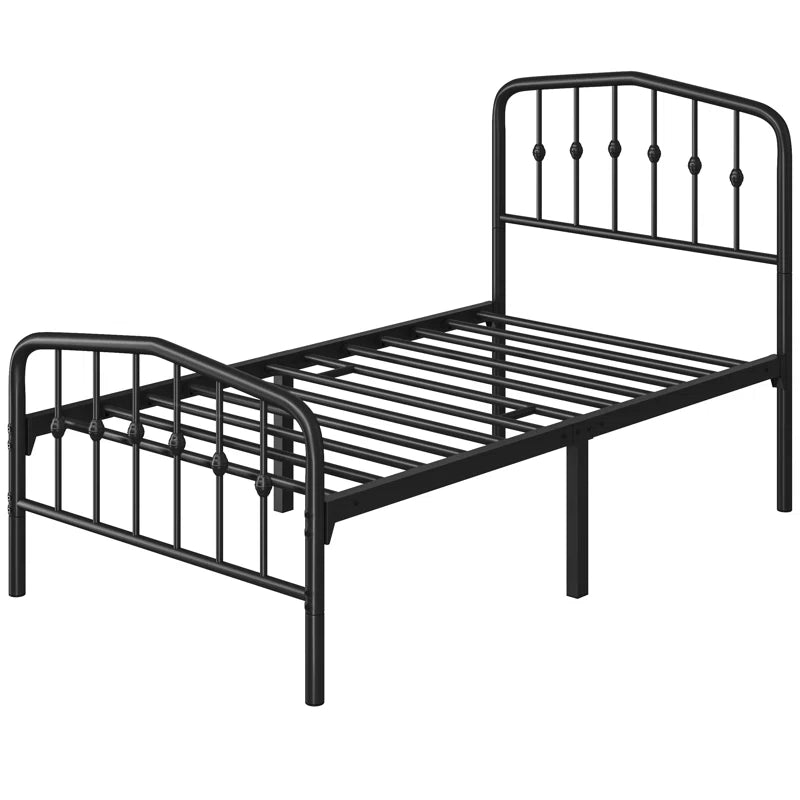 Valor Bed Frames Metal Platform Bed with Headboard