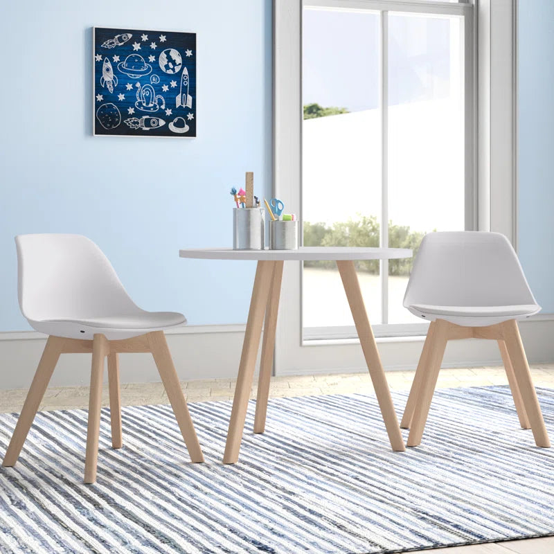 Brockman Kids 3 Piece Play or Activity Table and Chair Set