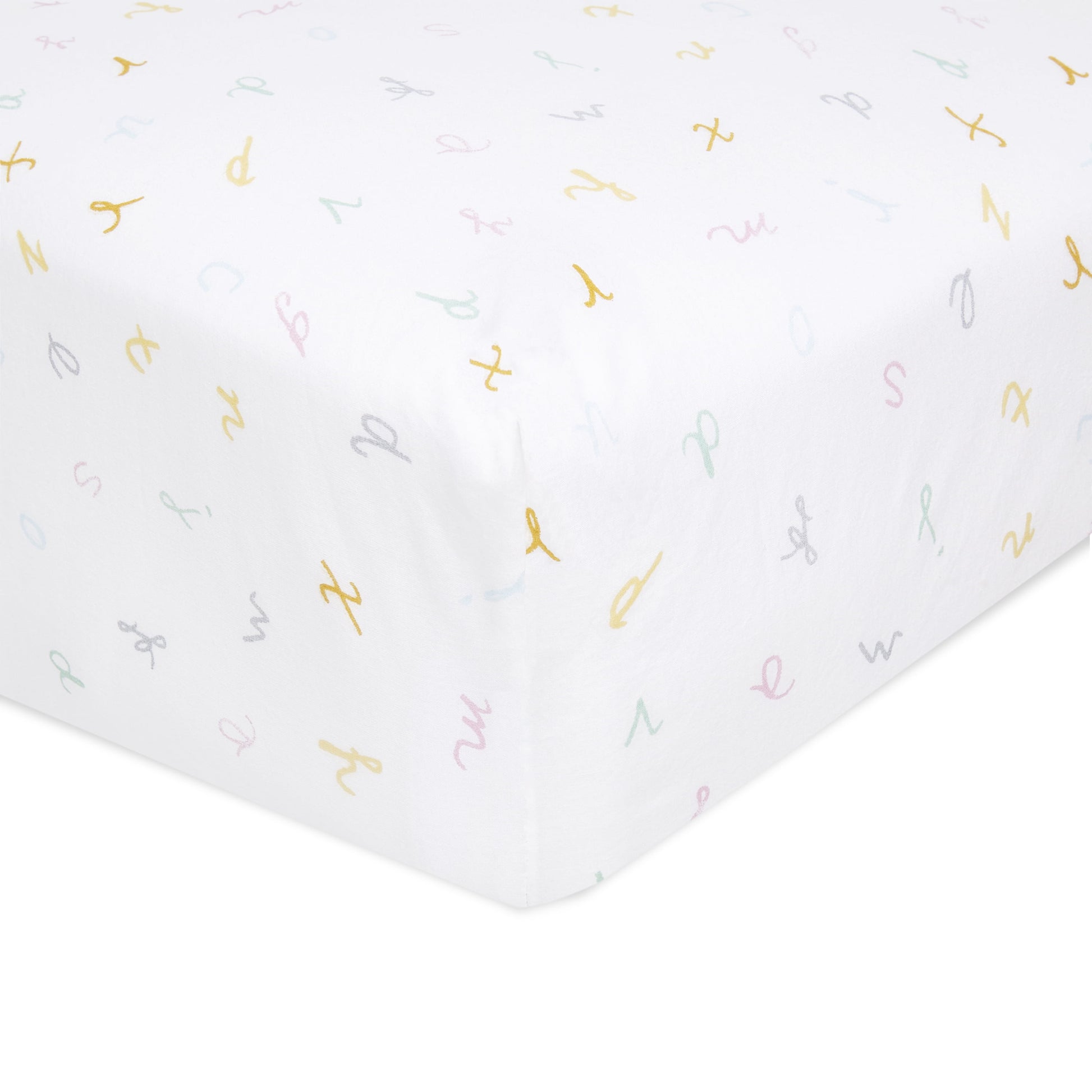 ™ Essentials, Cotton Crib Bedding Set , Alphabet Animals, Unisex, Infants, 3-Piece Set
