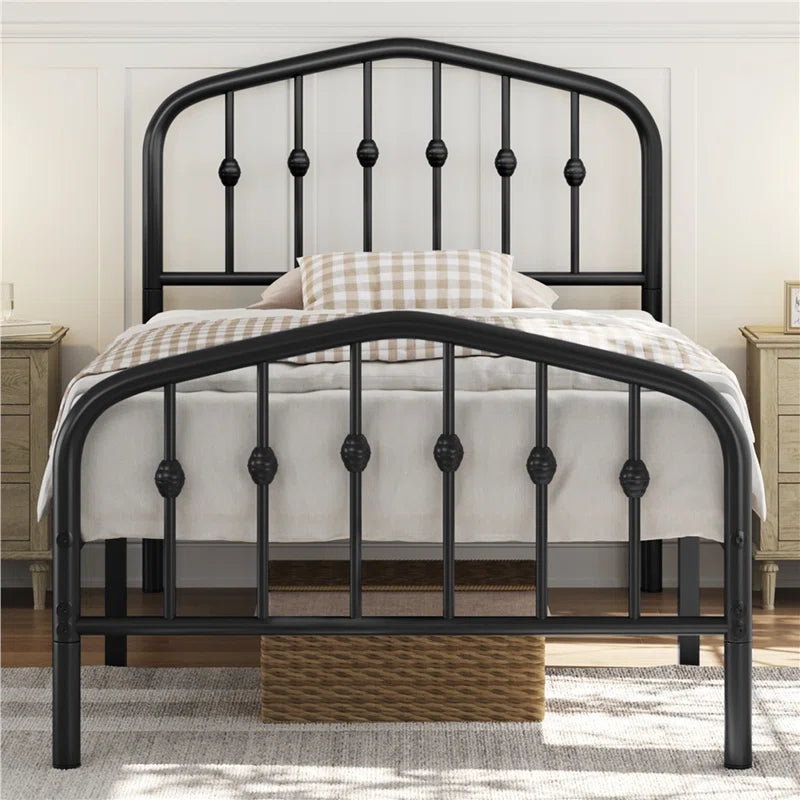 Valor Bed Frames Metal Platform Bed with Headboard