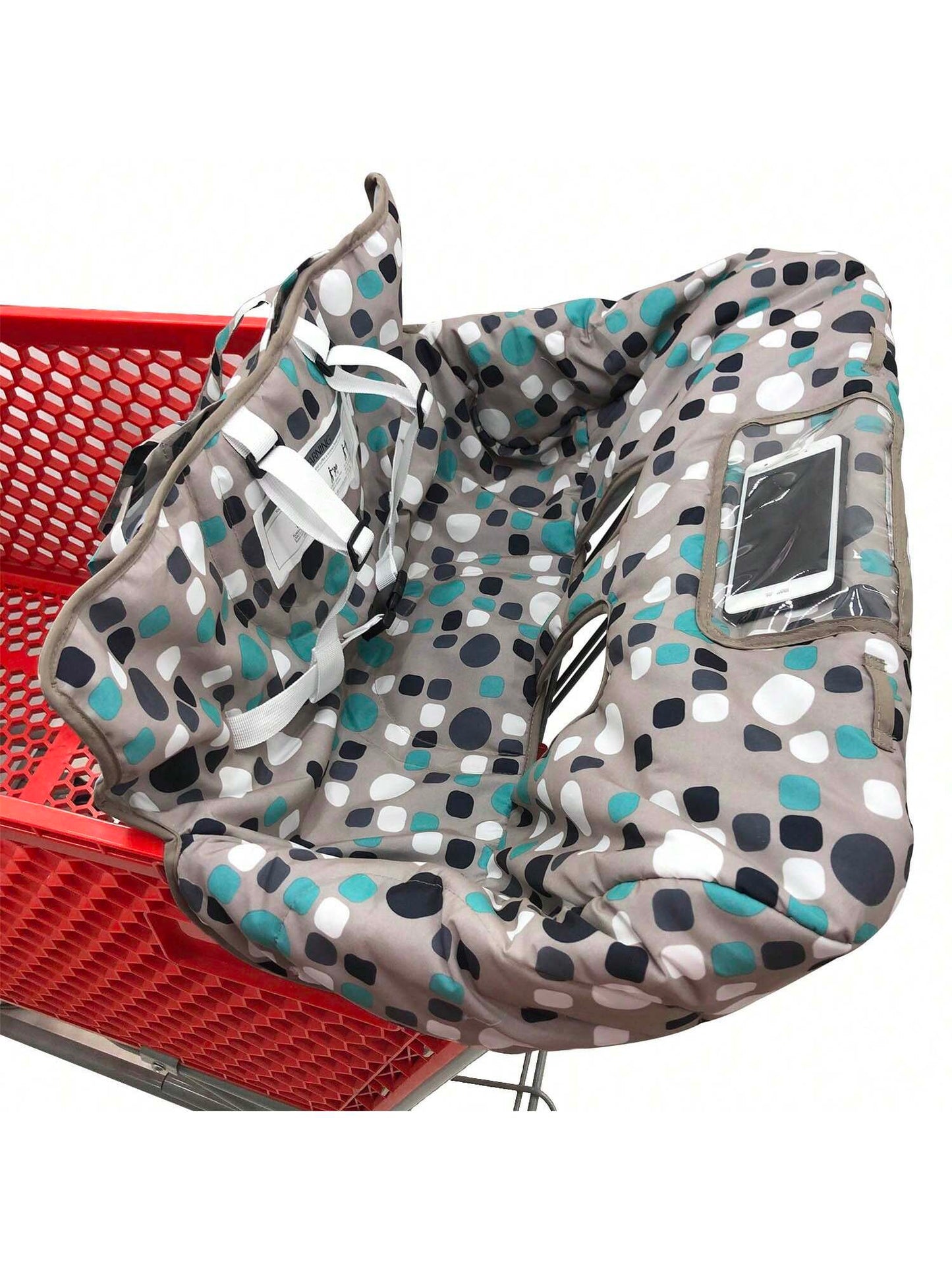 1Pc Thick Baby Stroller Seat Cushion, Cartoon Pattern, Foldable, Collapsible, High Chair Cushion, Comfortable and Breathable