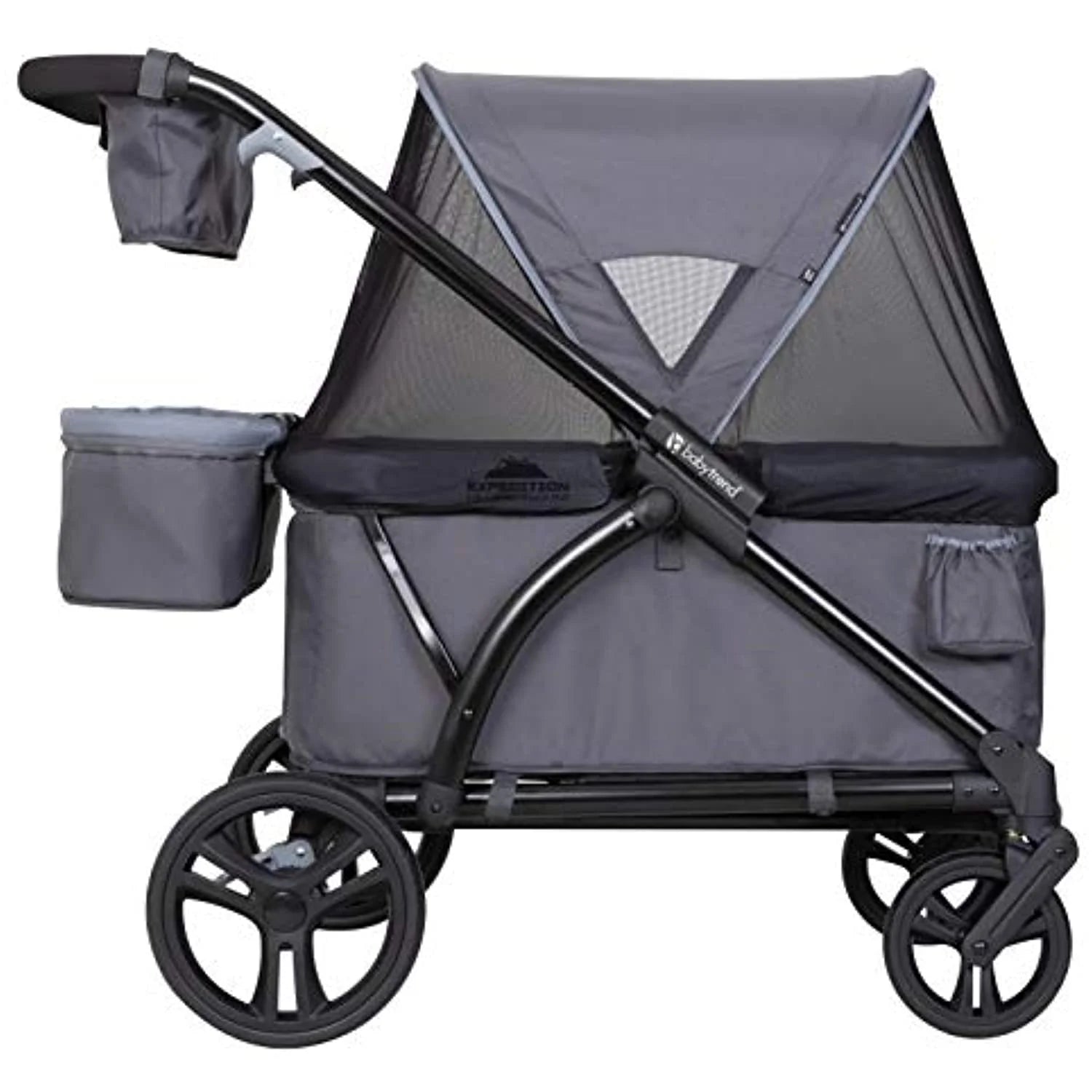Expedition Wagon Stroller, Solid Print Gray