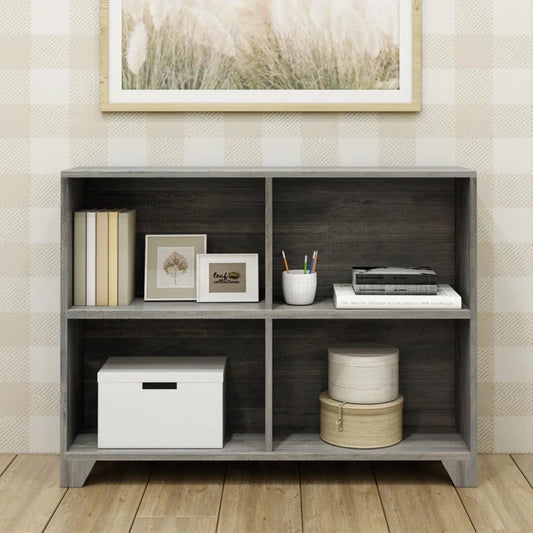 Kingswood 32.8'' H X 43.3'' W Solid Wood Standard Bookcase